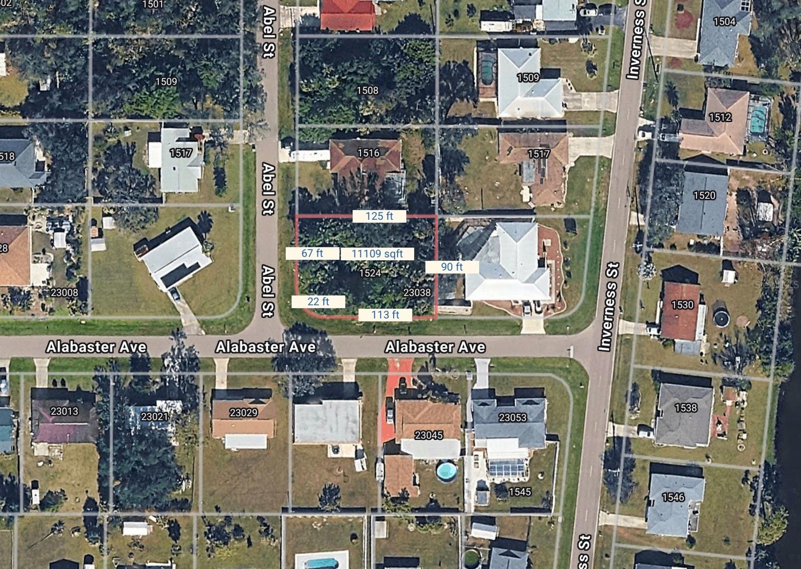 15 vacant lots being sold as a package all located in Port Charlotte.