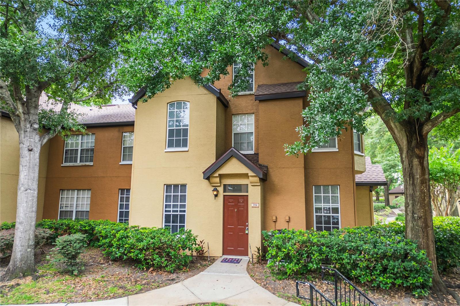 Virtually Staged. Looking for a move-in-ready condo in Orlando under $200,000? This beautifully updated first-floor 2-bedroom, 2-bathroom condo in the desirable MetroWest area offers the perfect combination of location, convenience, and value. Ideally situated near the community's main entrance, clubhouse, pool, and fitness center, this home provides easy access to everything you need while offering the comfort and privacy buyers are looking for.

Inside, you'll find a thoughtfully designed split-bedroom floor plan featuring two spacious bedroom suites, each with its own walk-in closet, creating the feel of dual primary bedrooms. Recent upgrades include a new A/C system, new water heater, new kitchen appliances, quartz countertops, new garbage disposal, fresh interior paint and new bedroom carpeting.

The bright living area opens through elegant French doors to a private porch, creating a comfortable outdoor retreat for morning coffee, relaxing evenings, or entertaining guests. Additional interior storage space adds convenience and functionality.

Residents enjoy access to a clubhouse, fitness center and relaxing swimming pool. Conveniently located near Valencia College, Universal Orlando, shopping, dining, major employers, and easy access to I-4, Florida's Turnpike, and SR-408.

Whether you're a first-time homebuyer, downsizing, seeking a second home, or looking for an affordable Orlando property in a prime location, this condo delivers exceptional value and move-in-ready convenience.