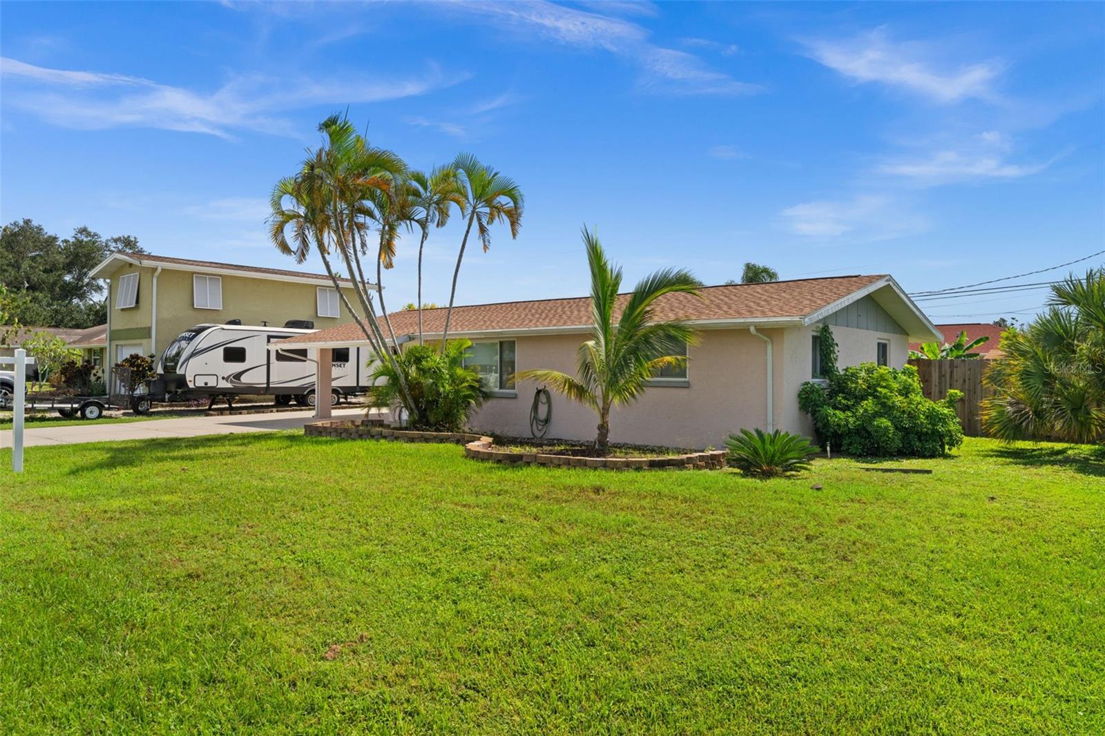 Say Hello To A Good Buy! * A-rated School District * NEW ROOF INSTALLED (2023) * NEWER Windows *FULLY FENCED LARGE BACKYARD(2024).Welcome to this charming, FULLY FURNISHED and well-maintained 2 bedroom, 1 bath home with a LARGE POOL, nestled in the highly desirable Venice South neighborhood.
 * Run, don't walk to this IMMACULATE POOL HOME * Great for entertaining or simply just relaxing in your slice of paradise * NO DEED RESTRICTIONS * BRING ALL THE TOYS, BOAT & RV * GREAT ROOM DESIGN * LARGE Covered Lanai is 20x10 * Perfect winter getaway OR year round starter home OR fabulous investment rental * Join the Voluntary South Venice HOA and enjoy boat launch & the South Venice beach ferry that will take you to your private beach * 5 minute bike ride to the BEACH FERRY RIDE.
Conveniently located just minutes from shopping, dining, world-famous Gulf beaches, CoolToday Park, Historic Downtown Venice, and a variety of local attractions—this home offers the ideal Florida lifestyle. 
!!!!Lender Rob Kozina, with NMLS#1081156 from Midamerica Lenders & Co, is extending an offer of up to 1% of the loan amount towards a rate buy down or lender credit specifically for this property. Midamerica Lenders & Co, NMLS#309009, is an Equal Housing Lender. Please be advised that this offer does not constitute a commitment to lend, and certain restrictions may apply!!!
Your Coastal Dream Home is Calling-Schedule a Showing Today!