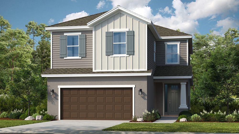 What's Special: Water View | Oversized Closet in Primary | Covered Lanai | High Ceilings. New Construction - Ready Now! Built by America's Most Trusted Home Builder. Welcome to the Boca Grande at 5788 Portico Place in Westview! This thoughtfully designed new two-story home offers an inviting layout with a bright foyer that opens to a spacious flex room and elegant dining area. The kitchen sits at the heart of the home, seamlessly connecting to the great room for easy everyday living and entertaining, with a nearby lanai for outdoor enjoyment. Upstairs, the private primary suite features a generous bath and walk-in closet, while three additional bedrooms and a shared bath provide comfortable space for guests. Welcome to Westview! Here, you can wake up to fresh morning air and the natural sounds of the outdoors in a thoughtfully planned community. You are surrounded by protected wetlands, forested uplands, ponds, open space, and miles of trails that invite you to explore right outside your door. Westview is ideally located near Poinciana Parkway in Kissimmee, Florida, placing you close to Lake Toho, Kissimmee Lakefront Park, Old Town, Walt Disney World, and more. This is a neighborhood where nature, convenience, and everyday adventure come together. Additional Highlights Include: stainless steel vault apron front kitchen sink, kitchen pendant light package, and prewire for wall mount TV. Photos are for representative purposes only. MLS#O6415624