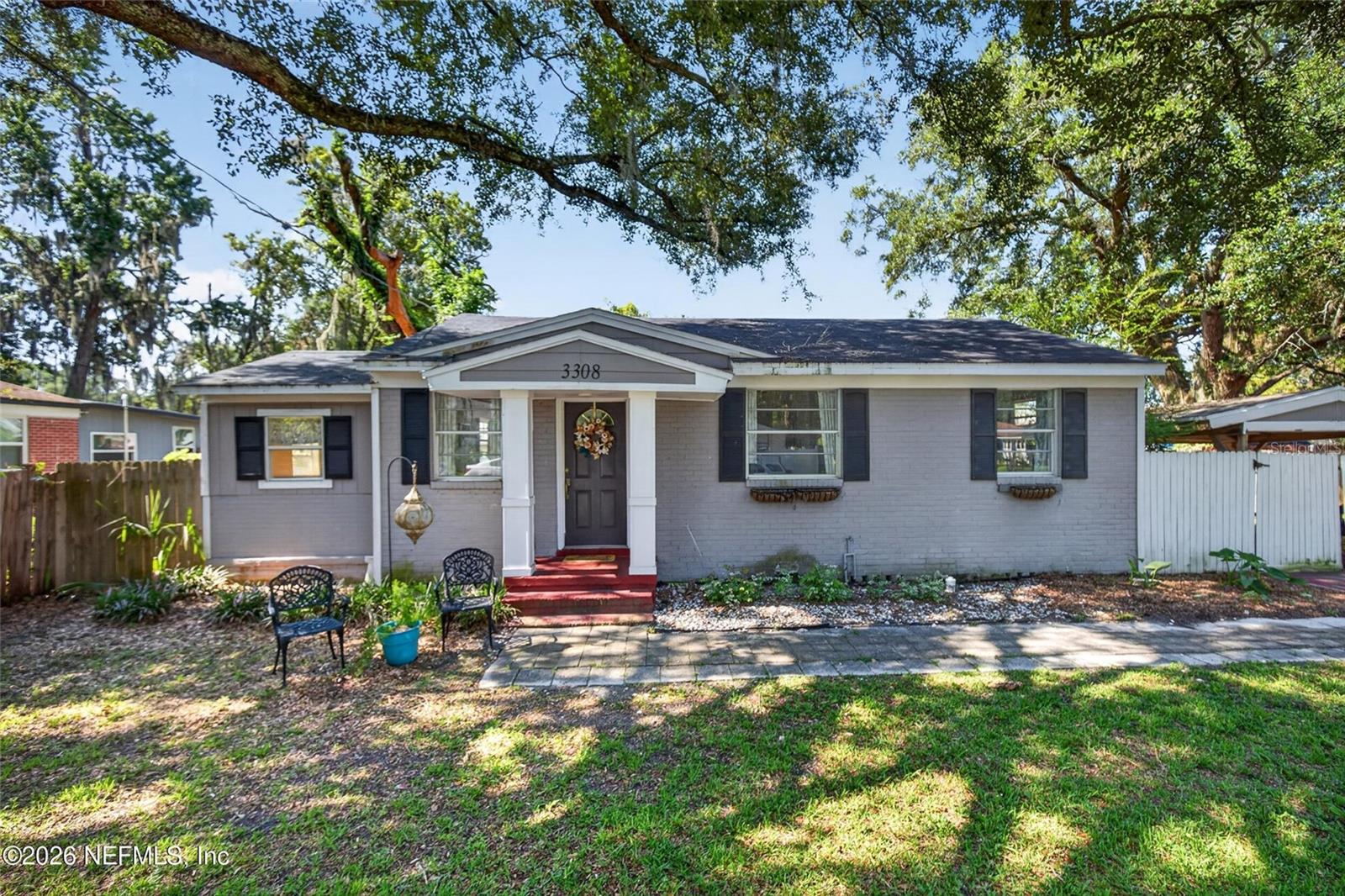 This home offers a blend of classic charm and modern updates in a convenient location. Original wood floor, stainless steel appliances, and modern finishes. A functional floor plan offers flexibility to convert to 3bed/2Bath layout, creating extra living space. Outside enjoy large front and back yards, offering plenty of room for entertaining, or future additions. The expansive wood deck is perfect for weekend cookouts and gatherings. Just minutes from San Marco, Downtown Jacksonville, and I-95, you'll have quick access to some of the city's best amenities. This home offers a great opportunity for buyers looking to add their own personal touch. The bathroom and kitchen flooring/foundation will require repair due to prior water damage, and the home is priced with these improvements in mind. With solid potential and the chance to build equity through updates, this property is an excellent option for homeowners, investors, or anyone seeking value in today's market. Home is ''Sold As Is''.