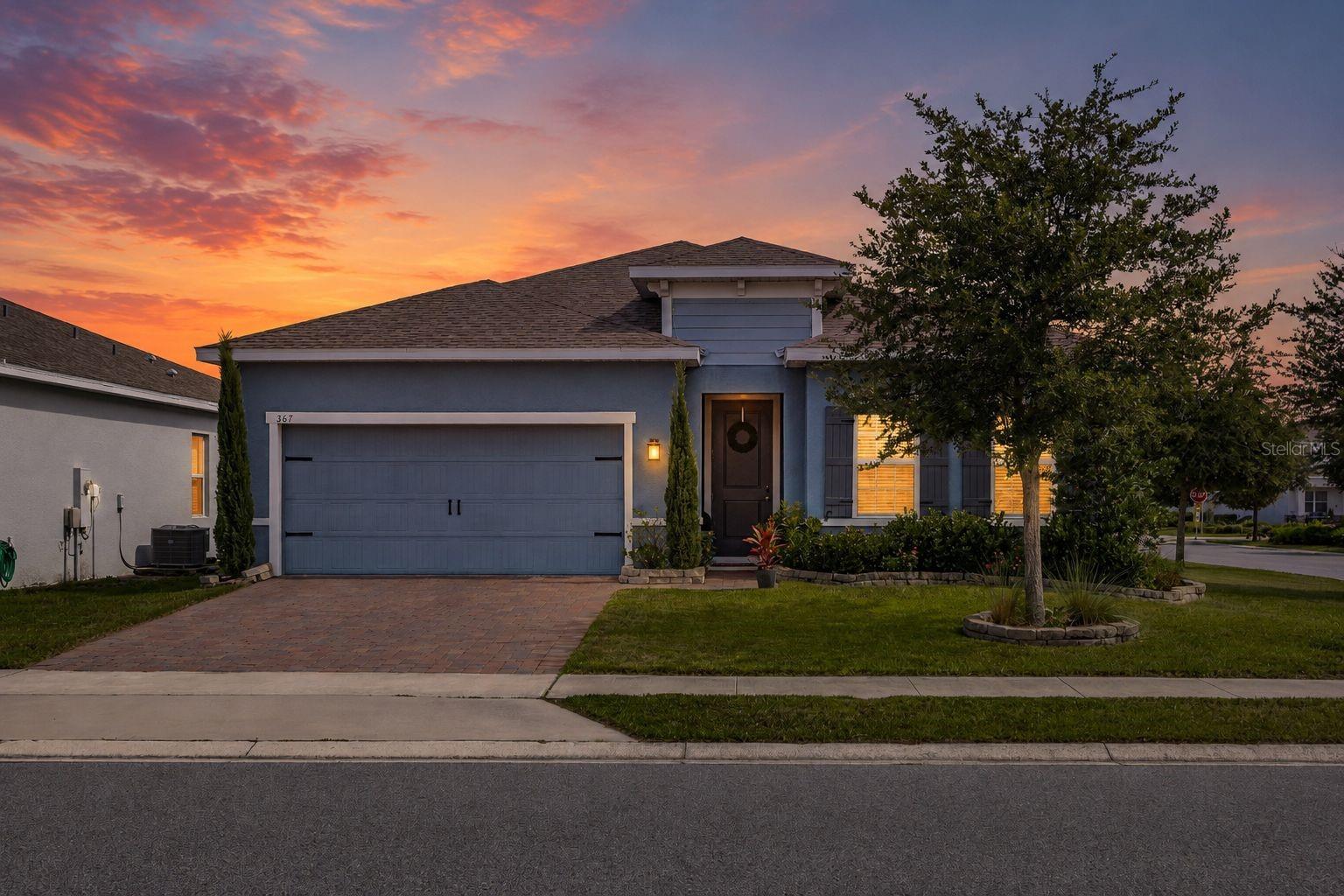 Welcome to 367 August Fern Loop in beautiful Mount Dora, Florida. This stunning single-story home features four bedrooms and two bathrooms, offering a perfect balance of comfort and functionality within a thoughtfully designed open-concept layout.

The interior is filled with natural light, highlighted by tall ceilings, expansive windows, and elegant finishes. At the heart of the home, the kitchen is appointed with granite countertops, stainless steel appliances, a generous center island, and a spacious walk-in pantry. Additionally, the primary bathroom includes a large walk-in shower and an oversized closet.

The split-bedroom layout provides excellent privacy and versatility for a variety of lifestyles. Outside, the fenced backyard offers a great space for pets, gardening, play, or outdoor entertaining. The property also includes a two-car garage, a dedicated laundry room, and ample storage space throughout.

Located in the peaceful Dora Landings community, you are only minutes from downtown Mount Dora and downtown Eustis. Known as “Festival City,” Mount Dora is a relaxing lakefront getaway that hosts more than 30 festivals a year alongside a bustling downtown and numerous parks. The community itself offers a playground and park, with easy access to local restaurants, shopping, and major highways for a quick commute to Orlando.

If you are looking for a spacious, upgraded home that captures the Mount Dora lifestyle, this is the perfect opportunity. Please call today to schedule your private showing.