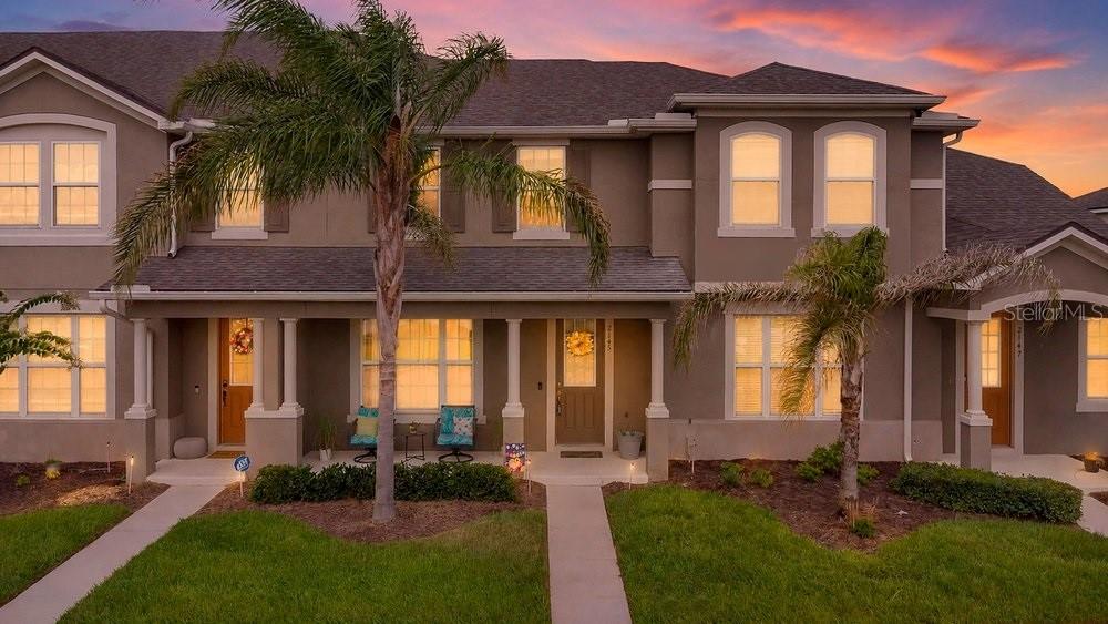 Beautiful Waterbrooke Townhome just minutes to Downtown Clermont and Downtown Winter Garden. This Desirable Gated Community offers Convenience and Easy living. 3 Bedrooms, 2 full Bathrooms and 1 half bath with 2 Car Garage is perfect for everyone that wants to sit and relax on their front porch and have your morning coffee or hang out and enjoy your Private Balcony off the Spacious Owner Suite. Open floor plan with Amazing Kitchen featuring Granite Countertops, Stainless Steel appliances and designer lighting and fixtures. Washer and Dryer are included, just off the upstairs bedrooms and loft area. Double Door Entry to the Owner Suite with a sitting area that can be used for home office or TV/Entertainment space. Waterbrooke is a Gated Community with State of the Art Recreation area, including Resort-Style Pool, Gym and Playground. Easy access to Colonial Drive, Florida Turnpike and US 27. Enjoy the Heart and Soul of Clermont and Winter Garden in this Walkable and Friendly Neighborhood. 1-year Home Warranty included for the buyer!