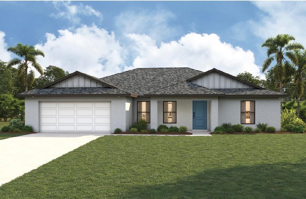 Under Construction. Modern Comfort & Quality Craftsmanship – 4BR/2BA St Augustine Floor Plan New Construction with Up to 15k in closing costs!

Open-concept design with a modern kitchen that includes quarts countertops, stainless steel appliances and large center island overlooks great room. Triple sliders allows natural light to flow throughout main living areas with wood plank tile and soft carpet in the bedrooms.

Primary bedroom boasts dual closets and en-suite bath with dual vanities and walk-in shower. Three additional bedrooms and a full guest bath provide plenty of space for family, guests, or a home office.

Additional features include a dedicated laundry room, spacious 2-car garage, and durable, energy-efficient construction with hurricane impact-resistant, low E windows and hurricane impact doors for added peace of mind.

This builder delivers the perfect blend of style, quality, and affordability. Winning multiple accolades in the Southwest Florida region, they bring style, comfort and quality craftmanship to Citrus Springs in an affordable price range with multiple floorplans to suit your needs.

*Please note finishes and materials may have slight differences. Up to date pictures coming soon! Schedule an in person tour now to see the new updates and other floor plans available!