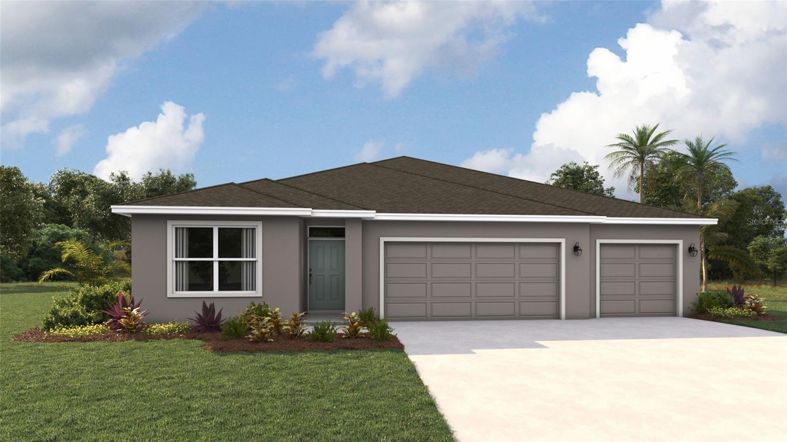 Under Construction. Receive ALL CLOSING COSTS PAID & special interest rates with the use of our preferred lender - Now through June 30th.
Presenting the Denham floorplan, a beautiful single-story home crafted for modern family living. With 2,336 square feet of thoughtfully designed space, this home includes 4 bedrooms, 3 bathrooms, and a spacious 3-car garage, offering the perfect balance of luxury and practicality. The Denham’s open-concept layout creates a seamless flow between spaces, maximizing both comfort and functionality. Whether you’re relaxing or hosting guests, this home is ideal for both daily life and entertaining. The chef-inspired kitchen is equipped with stainless steel appliances, a large center island, and an expansive walk-in pantry, all perfectly connected to the living and dining areas. This community offers resort-style living with amenities for everyone, including a sparkling pool, fitness room, playground, dog park, and both pickleball and tennis courts. Residents can also enjoy friendly competition at the beach volleyball and basketball courts, creating the perfect blend of relaxation and recreation.