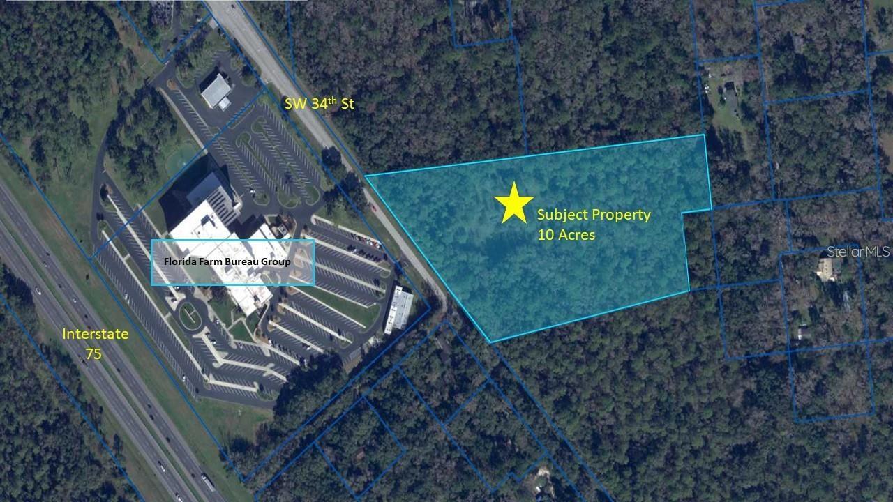 Prime South Gainesville Development Opportunity – 10 Acres

Unlock the potential of 10 well-situated acres in one of South Gainesville’s fastest-growing corridors. Just 2 minutes from I-75 and positioned directly off high-traffic Williston Road and SW 34th Street, this property offers exceptional connectivity for residential, mixed-use, or commercial development.

South Gainesville continues to benefit from steady population growth, expanding infrastructure, proximity to major employment centers (UF, UF Health/Shands, and the regional airport), and increasing demand for new housing and services. This location provides developers with:

    Immediate highway access for efficient logistics and commuter convenience

    High visibility and traffic counts, ideal for commercial or integrated mixed-use projects

    Close proximity to key institutions, creating strong long-term demand

    Access to utilities and expanding public services in an actively developing area

This is a rare chance to secure acreage in a strategic, opportunity-rich submarket of Gainesville—perfect for forward-thinking development.