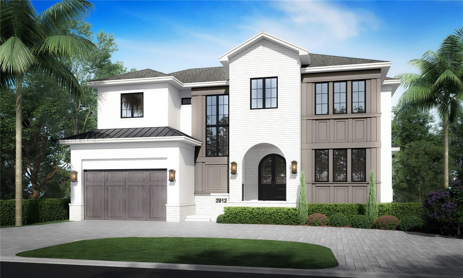 Under Construction. Welcome to the "Ridgewood", the newest design by Taralon Homes. Located in the highly sought after Bayshore Beautiful neighborhood in South Tampa and just steps to Bayshore Boulevard, this 5 bedroom, 4/2 bath home features a Transitional style elevation with stone accents, paneled detail, covered entry and sand finish stucco exterior. This exceptional home features an open concept floor plan with a spacious Great Room, saltwater pool and spa with travertine lanai, outdoor kitchen and 2 car garage. First floor features include a Study, Chef's kitchen with center island and Thermador appliances, Great Room with gas fireplace, Dining Room, laundry room and an enviable primary retreat with a luxurious bath with dual vanities, soaking tub and 2 large walk-in closets. The second floor boasts a Loft, 3 additional bedrooms each with en suite bath and walk-in closets, a 20 x 21 Game Room and upstairs laundry. Tastefully appointed this home features 7.5" Naturally Aged Medallion Collection wood flooring, 7"crown molding, insulated Low-E impact windows, Level 5 drywall finish on walls and ceilings, 2 tankless water heaters, solid core doors throughout, gas fireplace, 2 car garage and paver driveway. Located in a top-rated school district and just minutes to Downtown Tampa, TIA, Hyde Park Village, restaurants, shopping and Gulf beaches.