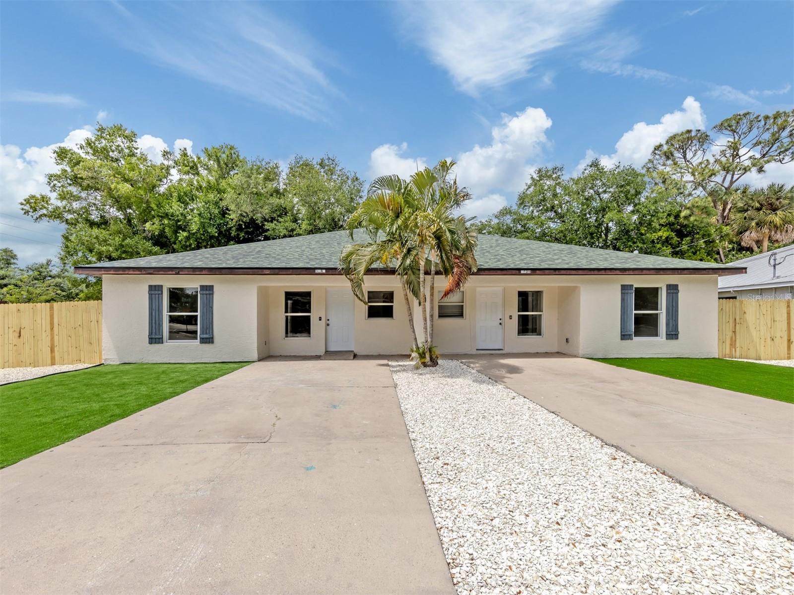 Excellent investment opportunity or ideal for owner-occupancy with income potential—live in one side and rent the other. This duplex features two spacious, mirror-image units, each offering 4 bedrooms and 2 bathrooms, a dedicated laundry room, an eat-in kitchen, and a comfortable living room layout.

The property offers a total of 2,900 sq ft, with approximately 1,450 sq ft per unit. Built in 2005 with solid concrete (E-wall) construction, the structure is designed for durability with an estimated wind resistance of up to 200 mph for both roof and walls.

Each unit features new kitchens, freshly painted interiors, and updated landscaping, making the property move-in ready and ideal for attracting new tenants. Each unit is separately metered for electric and water, providing added convenience and flexibility. Enjoy a 7,740 sq ft lot with designated backyard space and a fenced backyard for added privacy and outdoor enjoyment.

Ideally located close to public transportation, shopping, dining, and entertainment, with local area beaches just a short drive away.

With no HOA restrictions, this property allows for short-term, seasonal, or long-term rentals—making it an exceptional opportunity for investors or homeowners looking to generate income. Based on current local housing authority guidelines, the Section 8 (HUD) rental allocation for a 4-bedroom unit in this area is approximately $2,600 per month, further supporting strong income potential.