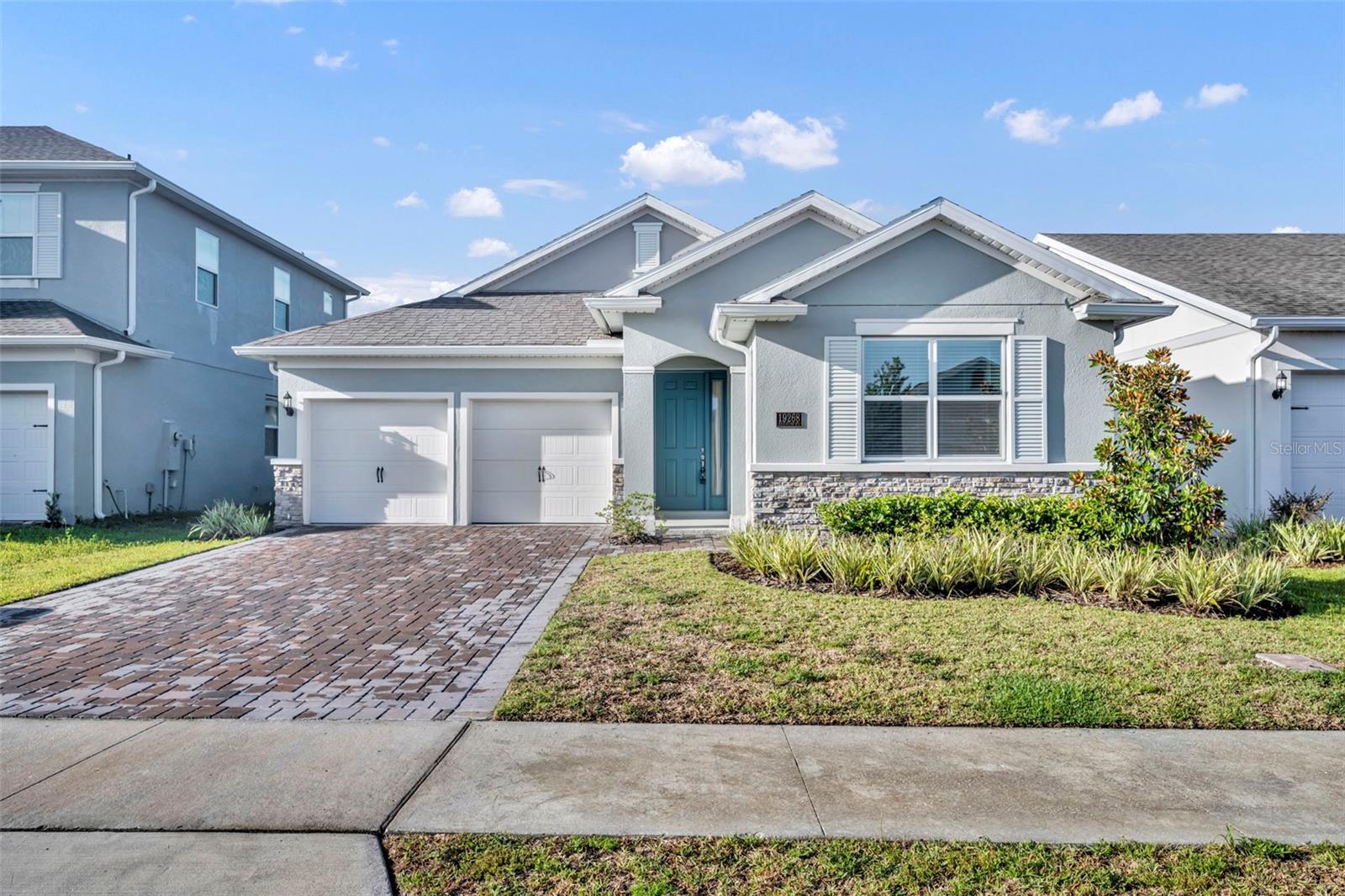 Perfect Location & Better Than New! Experience modern, luxury living in Summerdale Park at Lake Nona. This 2023-built “Anna Maria” model offers 4 bedrooms, 3 full baths, and ~2,220 sq ft on a generous 6,010 sq ft lot. Enter into bright, open spaces with high ceilings, luxury finishes, and a custom kitchen with large island, farmhouse sink, and solid surface countertops. The primary suite features dual walk-in closets and an enclosed walk-in shower. Outside, relax or entertain under your covered rear porch with rear fenced private yard and go enjoy the community amenities which includes a pool, lake dock, miles of sidewalks, and scenic trails. Located near Medical City, top-rated Laureate Park schools, Lake Nona Town Center, Boxi Park, and just minutes from Disney, Universal, and the Orlando International Airport (MCO), ideal location for Orlando tech jobs commute. Incredible opportunity, this well-priced, turnkey home won’t last long! Schedule your tour today!