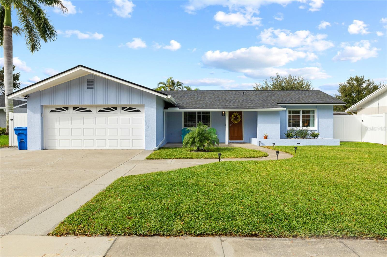 Beautifully renovated 3-bedroom, 2-bath pool home situated on a large fenced lot with an inviting covered and screened patio. Step inside to a spacious family room that flows seamlessly into the dining area and updated kitchen. The modern kitchen features upgraded cabinetry, granite countertops, stainless steel appliances, and an open-concept design perfect for everyday living and entertaining.

Recent interior updates include fresh paint and luxury vinyl plank flooring throughout, creating a bright and contemporary feel. The private primary suite offers a newly renovated en-suite bathroom complete with a walk-in shower and updated vanity. Two additional bedrooms and a full guest bath are located on the opposite side of the home, providing the privacy and split-bedroom layout many buyers desire.

The backyard is truly an outdoor oasis, featuring a recently resurfaced pool, plenty of space for entertaining, and a covered screened patio overlooking the expansive fenced yard. Additional recent improvements include a newer roof, offering peace of mind for years to come.

Conveniently located near shopping, dining, schools, and major roadways, this move-in-ready home combines modern updates, functional living space, and exceptional outdoor amenities.