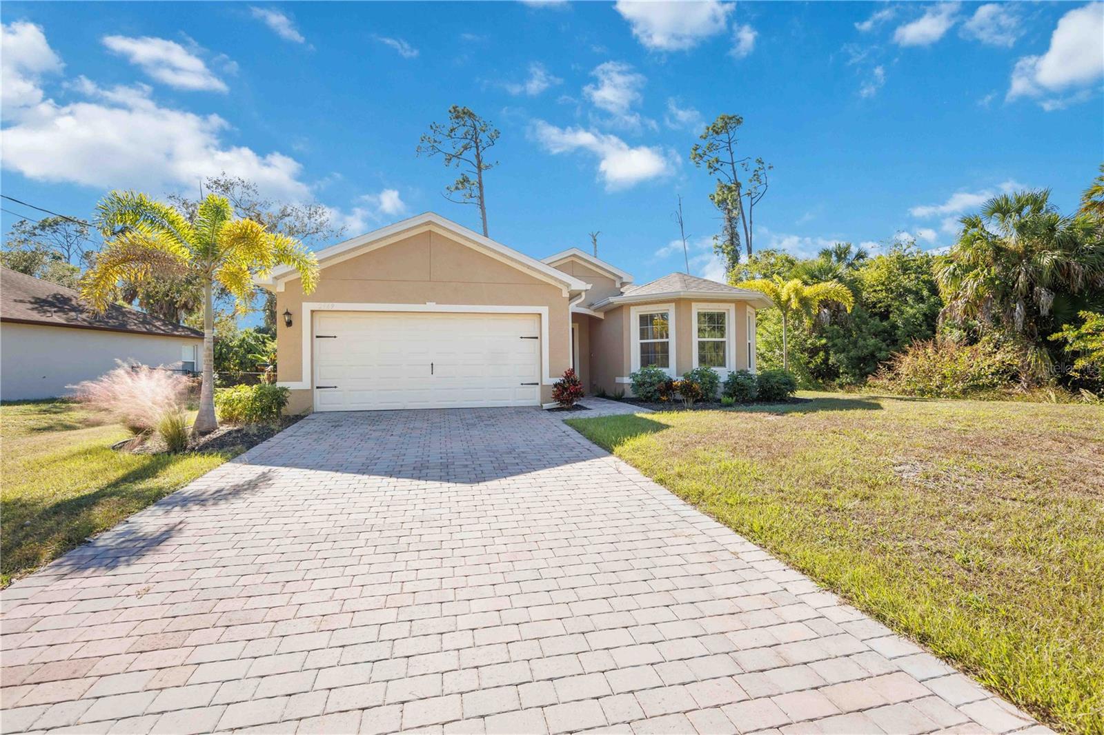 Welcome to your slice of paradise in North Port! fully FURNISHED This bright, open-concept home offers effortless Florida living with a spacious layout, abundant natural light, and serene backyard views. The kitchen features granite countertops, modern appliances, and ample storage, perfect for everyday living or entertaining. Enjoy outdoor living on the covered lanai with room to create your own private oasis. The primary suite provides a relaxing retreat with a spa-like bath, dual vanities, soaking tub, and separate shower. Conveniently located near beaches, shopping, dining, parks, and golf, this home is ideal as a full-time residence or seasonal getaway. Furniture negotiable for a potential turnkey opportunity!