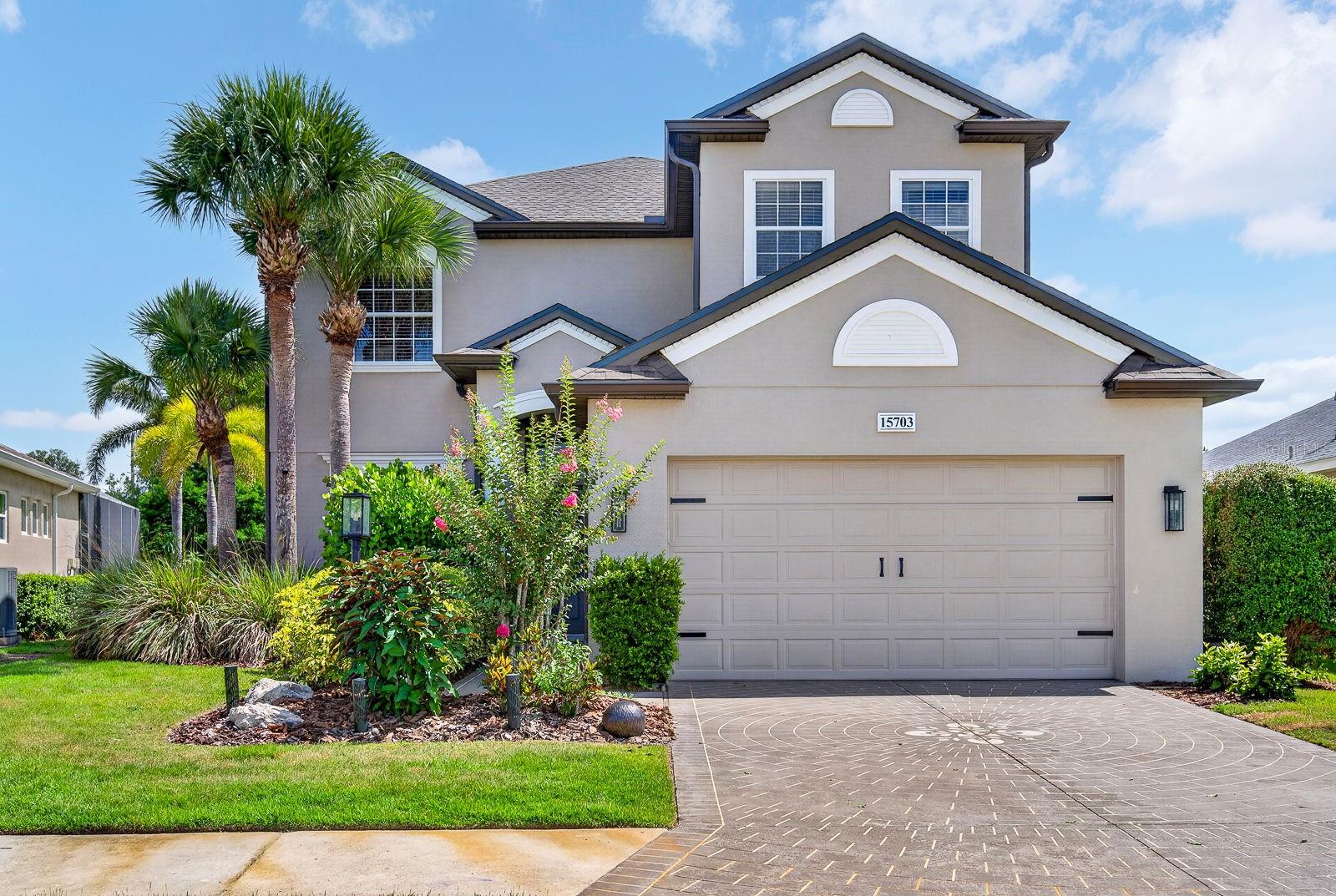 Welcome to this beautifully updated 4-bedroom, 2.5-bath pool home located in one of Lakewood Ranch's most desirable neighborhoods Greenbrook Banks! First time on the market for this one of a kind home. A Perfect Family home close to top rated schools only a short bike ride away in the neighborhood.   Offering an exceptional blend of comfort, functionality, and modern upgrades, this spacious residence features soaring 10-foot ceilings on both the first and second floors, creating an open and airy atmosphere throughout.  Designed for both everyday living and entertaining, the home includes a dedicated first-floor office, generous living spaces, and a private backyard retreat complete with a sparkling pool, travertine pool pavers, and a recently added dog run. The home is equipped with natural gas, including a gas stove, gas dryer, gas tankless water heater, and gas pool heater—an increasingly sought-after feature for efficiency and convenience.  The kitchen has been thoughtfully refreshed with a new sink and touchless faucet installed in 2026, while custom storage solutions throughout the home maximize organization and functionality. California Closets systems have been installed in the pantry, first-floor coat closet, primary bedroom closets, and two secondary bedrooms. Additional custom storage closets were added upstairs in 2025, providing abundant space for modern living.  Recent major improvements provide peace of mind for years to come, including a new roof and additional gutters (2024), two new air conditioning systems (December 2024), a new electrical circuit breaker panel (2026), updated flooring in three bedrooms (2025), new ceiling fans throughout the home, and upgraded exterior lighting including garage fixtures and a decorative light post. The home's exterior was professionally painted in 2020, and the interior was refreshed in 2022.  This meticulously maintained property offers the perfect combination of luxury, practicality, and value with significant recent investments already completed for the next owner.  Located within the award-winning Lakewood Ranch master-planned community, residents enjoy access to a vibrant lifestyle featuring miles of walking and biking trails, parks, nature preserves, community events, top-rated schools, shopping, dining, entertainment, golf, sports facilities, and the popular Waterside Place and Lakewood Ranch Main Street districts. Lakewood Ranch is known for its extensive trail network, abundant parks and open spaces, and dynamic year-round community events that make it one of the most sought-after destinations on Florida's Gulf Coast.  Conveniently located near Sarasota's world-famous beaches, UTC shopping and dining, premier medical facilities, and major transportation corridors, this exceptional pool home offers the very best of Florida living.