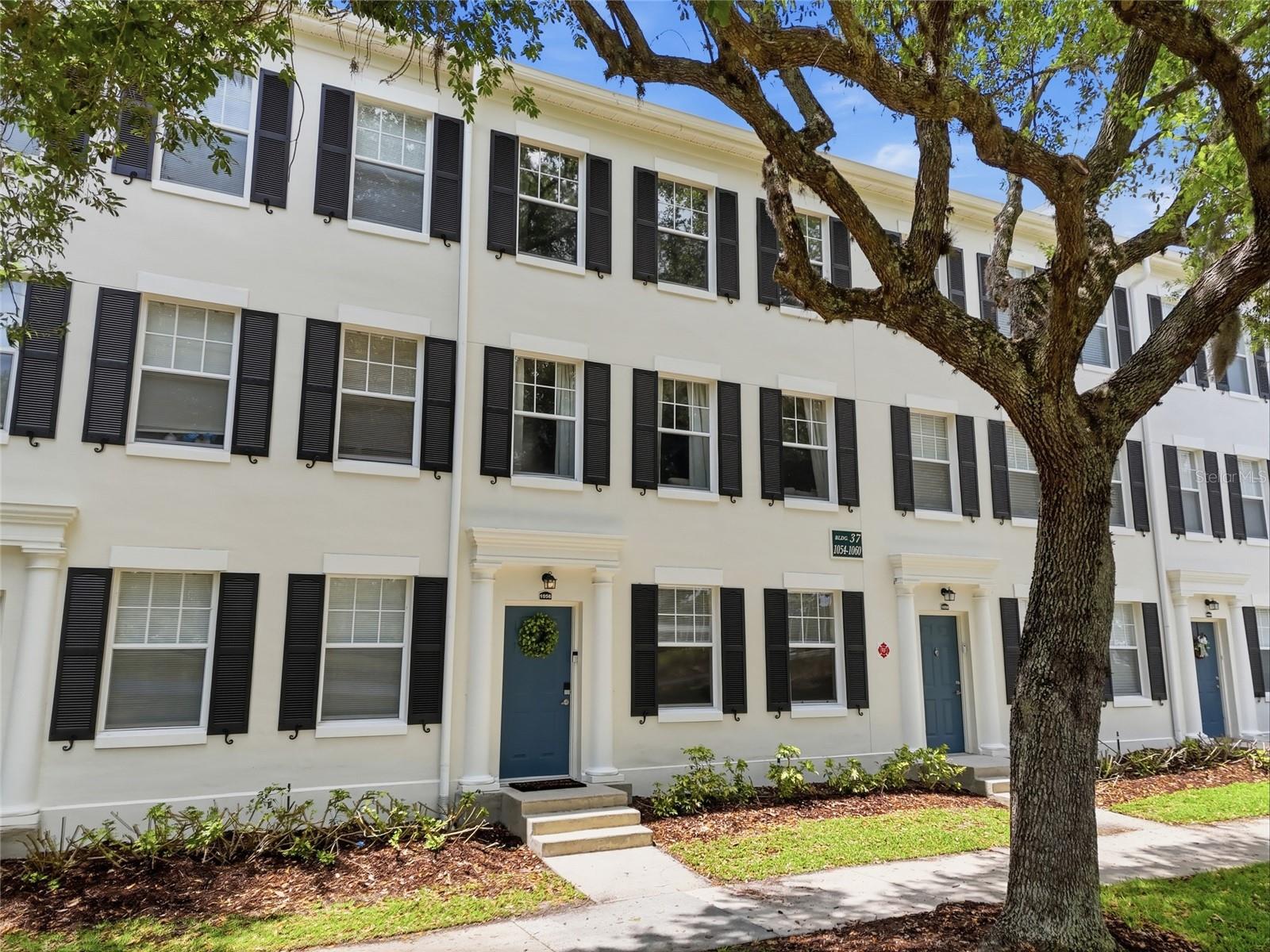 Positioned in the highly sought-after Siena at Celebration, this fully upgraded townhome at 1056 Waterside Drive offers a perfect blend of style, space, and location with beautiful golf course views right from your front door. Spanning three thoughtfully designed levels, this move-in-ready home welcomes you with a versatile first floor featuring a spacious office or second living area behind double French doors, an ideal place to work while enjoying serene views of the course. This level also provides direct access to the two-car garage, offering ample space for parking and storage.

Upstairs on the second floor, the heart of the home unfolds with a bright and open living room filled with natural light, seamlessly flowing into the dining area. The entire level is upgraded with cohesive luxury vinyl plank flooring, creating a modern and inviting feel. The fully renovated kitchen is a standout, featuring brand-new cabinetry for extra storage, stainless steel appliances, a new sink, quartz countertops, a stylish backsplash, and updated lighting, all finished in neutral, timeless tones that appeal to any style.

On the third floor, you’ll find all three bedrooms, each upgraded with LVP flooring and new ceiling fans. The primary suite is a true retreat, filled with natural light and complete with a walk-in closet and a beautifully upgraded en-suite bathroom featuring a new vanity, a modern mirror with built-in lighting, and a brand-new walk-in shower. Two additional bedrooms are located just across the hall and share a fully renovated bathroom with updated vanity and mirror, offering both comfort and functionality.

Residents of Siena at Celebration enjoy access to a resort-style pool, clubhouse, fitness center, and playground. As a homeowner in Celebration, you’ll also have access to six additional community pools, sports courts, athletic fields, the renowned Celebration Golf Club, over 26 miles of scenic trails, the popular Celebration Unleashed Dog Park, and the Athletic & Recreation Complex. Just a short bike ride to Downtown Celebration, near AdventHealth Celebration, and Celebration Pointe, with quick access to 417 and Publix just minutes away, this location truly places you at the center of it all. You’re also only 10 minutes from Walt Disney World, making it easy to enjoy everything Central Florida has to offer.

With Orlando International Airport just 25 minutes away and both Florida coasts within easy reach, convenience meets lifestyle in the best way. Don’t miss your opportunity to own this upgraded, light-filled home with golf course views in one of Celebration’s most desirable communities.