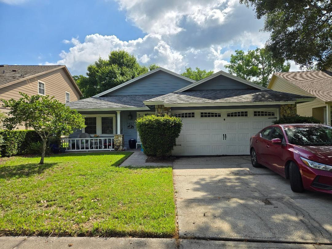 A RARE OPPORTUNITY!!  Houses on Lake Florence rarely become available!  In desirable Country Lane in Winter Park, this 3 bed, 2 bath home is ready for you!!  Updated kitchen with white cabinets, marble-look solid surface countertops, fresh tile. Primary bedroom has laminate floor and updated shower & countertops.