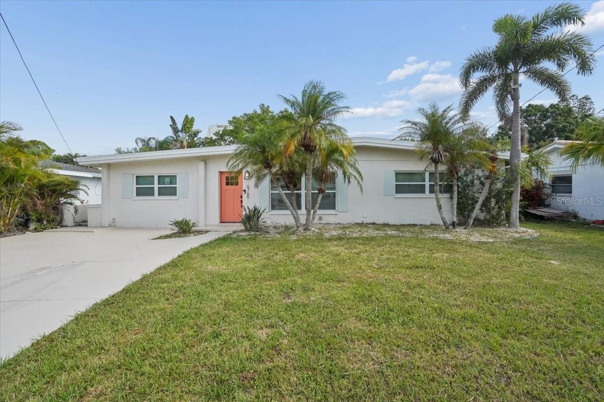 Welcome to this beautifully renovated unincorprated property in the Pasadena section of Pinellas County. This home offers exceptional flexibility with a 2-bedroom, 1-bath main residence plus a permitted 1-bedroom, 1-bath accessory dwelling unit with private entrance and full kitchen. The main home features an open kitchen and living area, quartz countertops, white shaker cabinetry, stainless steel appliances, tiled updated bathrooms, spacious primary bedroom with large closet, and sunroom opening to the fully fenced backyard and patio. Major 2025 improvements include a new roof and HVAC system. Whether accommodating multigenerational living, guests, a home office, or rental use, this 1,520-square-foot property delivers modern comfort and versatility.
