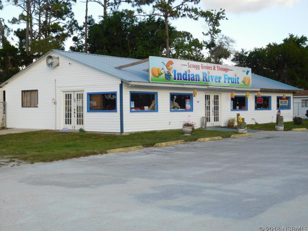 Tremendous opportunity to own a thriving diversified business with unlimited potential for expansion! Busy Fruit & Produce business supplies the local retail market as well as several area restaurants and mail orders. An on-site retail and gift shop and ice cream available by the scoop supplements the fruit sales in this busy location. The property boasts over 400 foot frontage on US#1 and is adjacent to the Oak Hill Flea Market. Mobile equipment (included in sale) provides area Farmers Markets with the freshest juices, fruits and vegetables. Two large storage buildings are on site, containing 50 inside storage units at 100% occupancy and 28 outside storage spaces for boats, trailers and RVs, also at 100% occupancy, which provide a steady source of income year-round. Propane sales are also a consistent year-round income source which doubles in the winter snowbird months. This is truly a one of a kind, fully equipped, ready-to-go business opportunity.