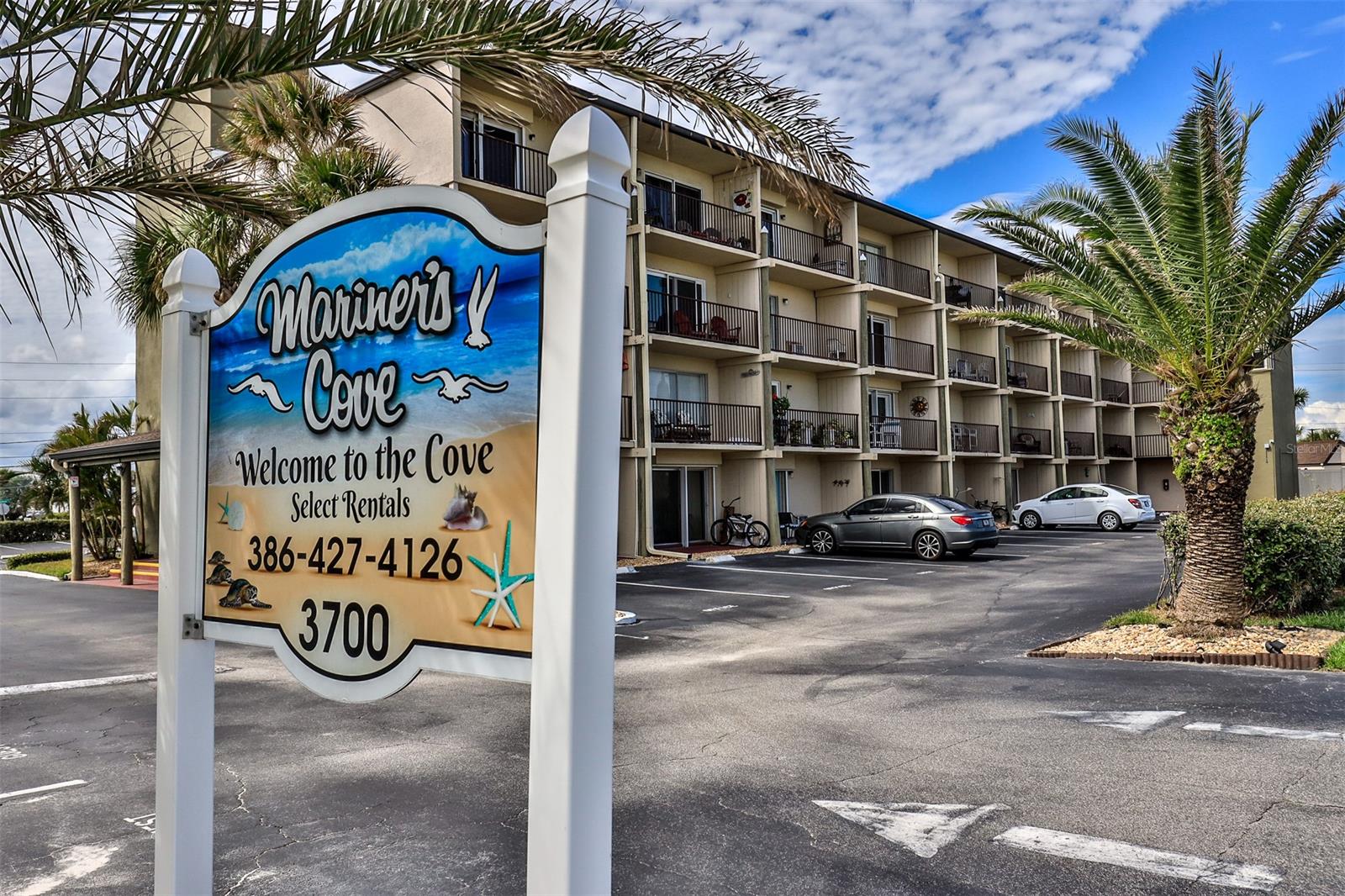 Come look at this view as you walk into your Studio beach condo on the top floor! Sit on the balcony and enjoy your ocean breeze and watch the sunrise. The sectional couch converts into a double bed with storage under one cushion along with 2 double size Murphy beds so there is sleeping for 6 people. And when you are not using the beds there is a dining table stored between the beds that seats 4 plus people. Plank style tile throughout the condo make this condo easy to care for. Updated cabinets and counter tops with a  microwave shelf and Stainless steel appliances. Ample closet space for your belongings and beach chairs. Or you can store your beach equipment in the storage unit the complex offers you. Low Association dues cover Basic Cable, Insurance, Pool, Trash, Lawn Care and Pest Control.
Take a stroll across the street to enjoy the 27th Ave park and the no drive beach. ;LocationDescription: Condo ;Water: City