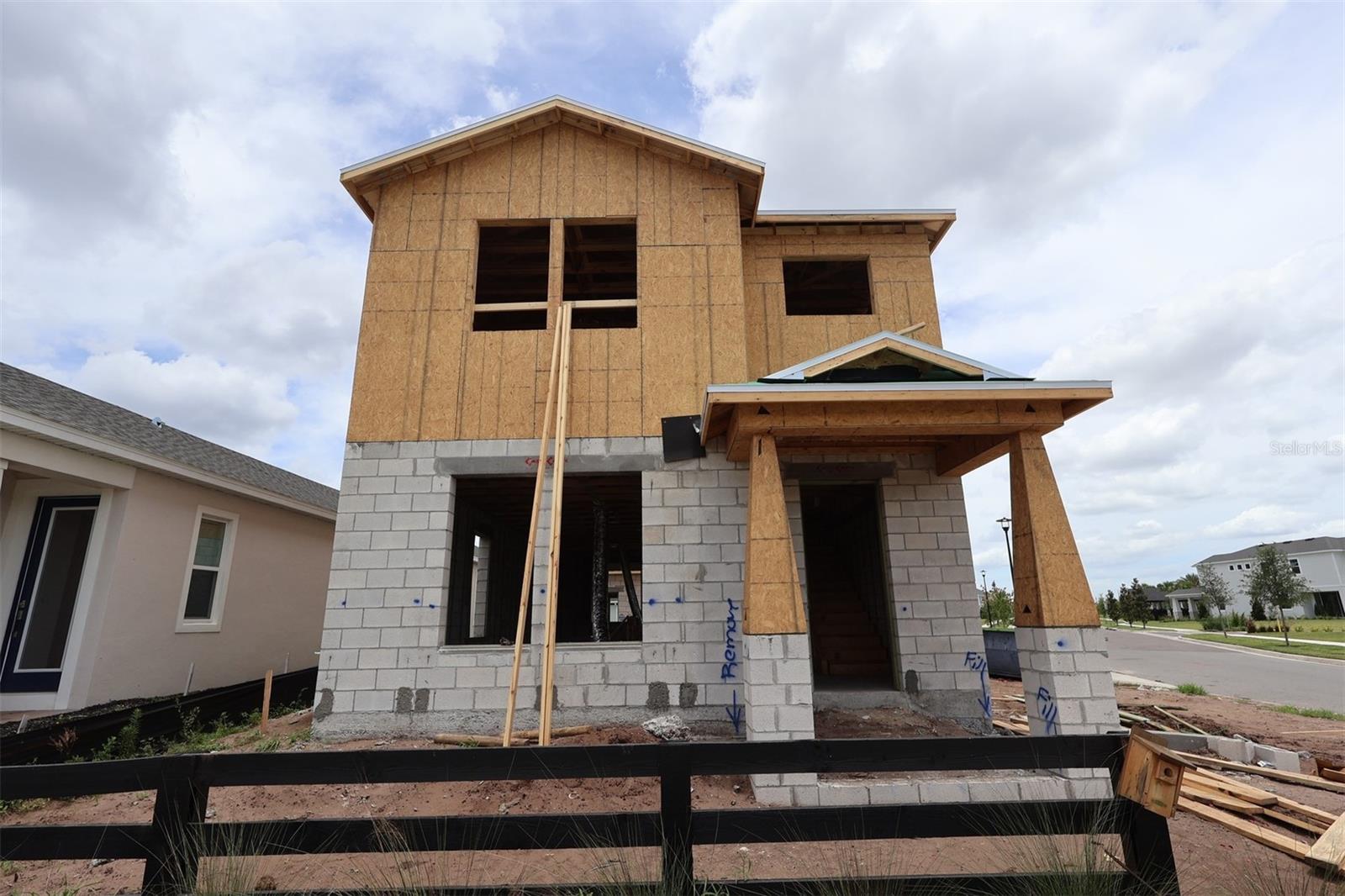 Under Construction. Welcome to 5294 Center Lake Ranch Blvd in Saint Cloud, FL: a beautifully crafted new construction home built by M/I Homes. This 2-story home offers 1,983 square feet of thoughtfully designed living space, featuring 3 bedrooms, 2 full bathrooms, and 1 half bathroom.

Step inside to discover an open-concept living space that creates a seamless flow between the main gathering areas, ideal for both everyday living and entertaining. The quality of design is evident throughout, with well-appointed finishes and a functional floorplan that makes the most of every room.

Upstairs, the owner's bedroom includes a private en-suite bathroom and a walk-in closet, providing a comfortable retreat at the end of the day. The additional 2 bedrooms offer flexible space for family, guests, or a home office. A convenient half bathroom serves common areas for added practicality.

Outside, enjoy the covered lanai—a perfect space for relaxing or hosting gatherings in the Florida weather. This home also features a detached 2-car garage.

This home combines quality craftsmanship with a practical layout, situated within a neighborhood that offers convenient access to nearby parks and outdoor spaces.