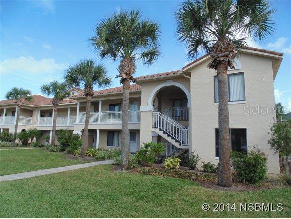 Yes, it has a garage! And look at the price! Light and bright, beautifully maintained second floor condo with vaulted ceilings. Silestone countertops, dishwasher, stove and microwave were installed in 2009. Washer, dryer and refrigerator 2005. Interior was completely painted in 2011. HVAC condenser specially designed for salt air exposure was installed 5/06. Corian bathroom vanity countertops also installed in 2009. Balcony is enclosed and screened for bug-free enjoyment with a nice view of stream and putting green. Take a walk around Bouchelle's well-groomed grounds or enjoy the boardwalk that follows along the river. There are also 2 pools, tennis courts and boat storage/slips. ;Water: City