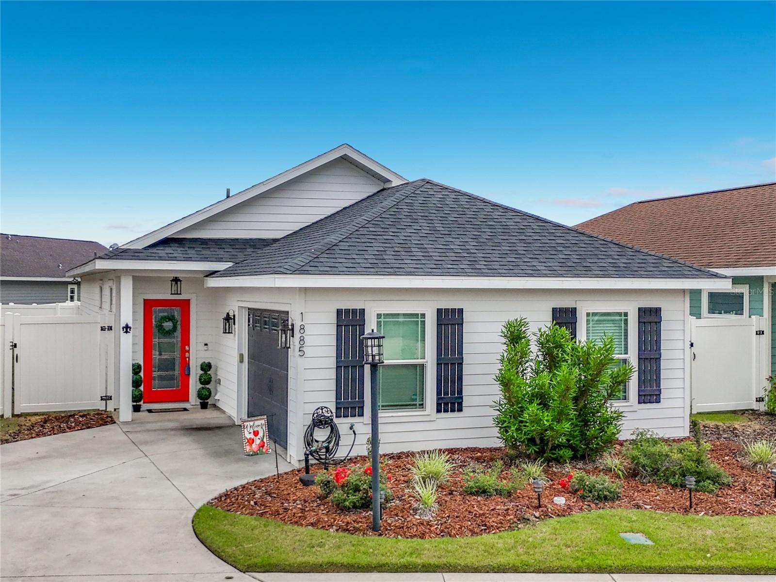 Built in 2020, this 3-bedroom, 2-bath home in Newberry's Countryway community offers modern construction and thoughtful design in a quiet, established neighborhood. With 1,372 square feet of heated living space and a 2-car attached garage, this is a move-in ready opportunity that is hard to overlook.
Inside, the open-concept living and dining combination flows naturally and feels larger than its footprint suggests. High ceilings add to the airy feel, and vinyl flooring runs throughout for easy maintenance and a clean, cohesive look. The split bedroom layout offers privacy for the primary suite, which features a walk-in closet and a bathroom with a separate tub and shower stall. The two additional bedrooms each have built-in closet storage, and a dedicated library space adds flexibility for a home office, reading room, or study.
The kitchen is well-equipped with a convection oven, dishwasher, microwave, refrigerator, and a tankless water heater for energy-conscious living. Washer and dryer hookups are included, and the home sits in Flood Zone X, meaning no flood insurance is required.
Located in Newberry with easy access to Newberry Road and the amenities of West Gainesville, this home offers the breathing room and value of a smaller community without sacrificing convenience.