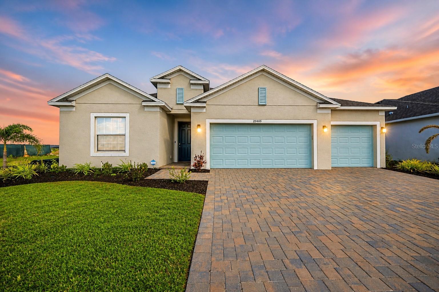 Built in 2024. $80,000 less than new construction coming later this year.
This four-bedroom, two-bath home in gated Heritage Station offers more than 2,100 sq ft of single-level living and a three-car garage.
Screened lanai. Gourmet kitchen. Owners' suite with a walk-in closet. This is the home where you actually use every room. The split-bedroom layout gives guests or family their own privacy, while the kitchen and family room flow seamlessly to outdoor living. Window treatments are already installed.
Hurricane shutters, energy-efficient systems, and a shingle roof are already in place. The 0.18-acre lot has room for a pool. The low HOA (about $81/month) covers community upkeep, and there's no CDD. You're minutes from shopping, dining, and major roadways, with golf, marinas, and the amenities of Punta Gorda and Burnt Store close by.
At $350,000, this home moves fast. Tour it this week before it's gone.