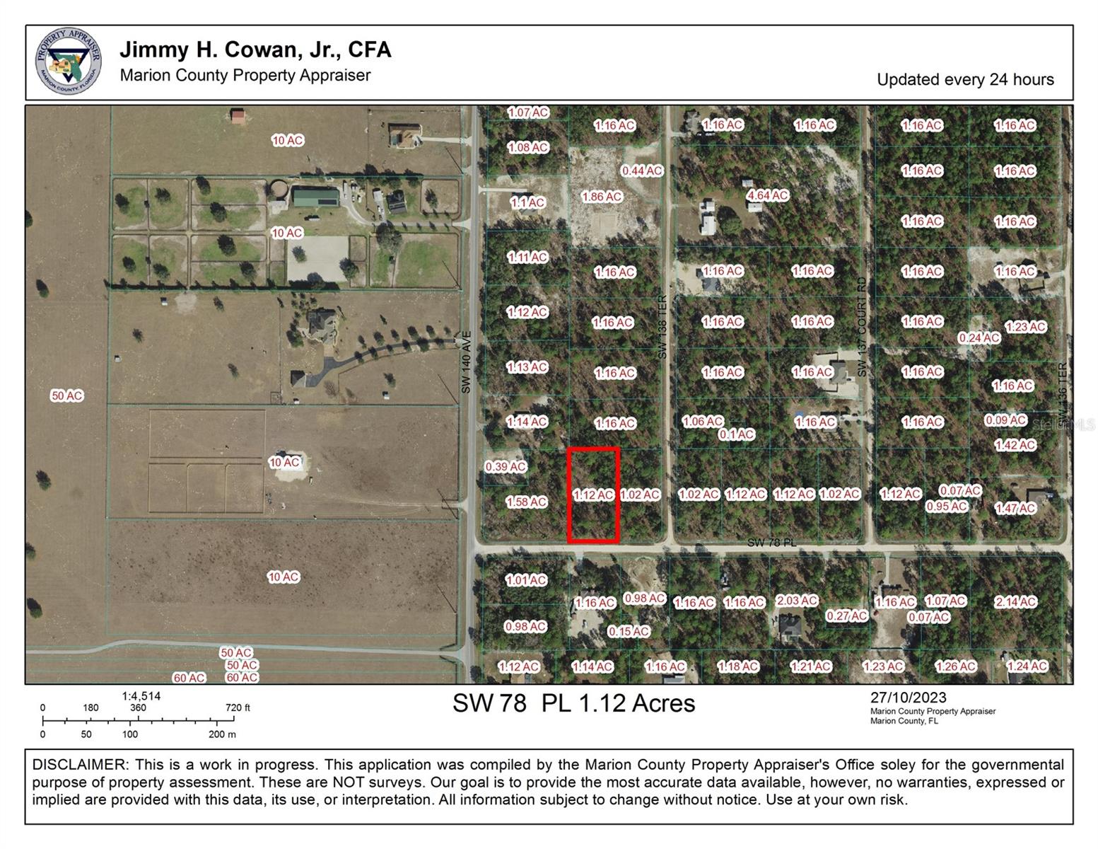 Rolling Hills building lot just of the paved road. Site built homes only . Buy for today or for the future . Well and septic will be required. Lot is not in a flood zone. Neighborhood is surrounded by large horse farms.   Close to Dunnellon and Ocala, easy access to I-75. Rivers, State parks the World Equestrian Center . No HOA fee, Site built homes only, properties require well and septic. You are not required to use any specific builders and there are no restraints on building.  A very unique opportunity that is moving quickly.