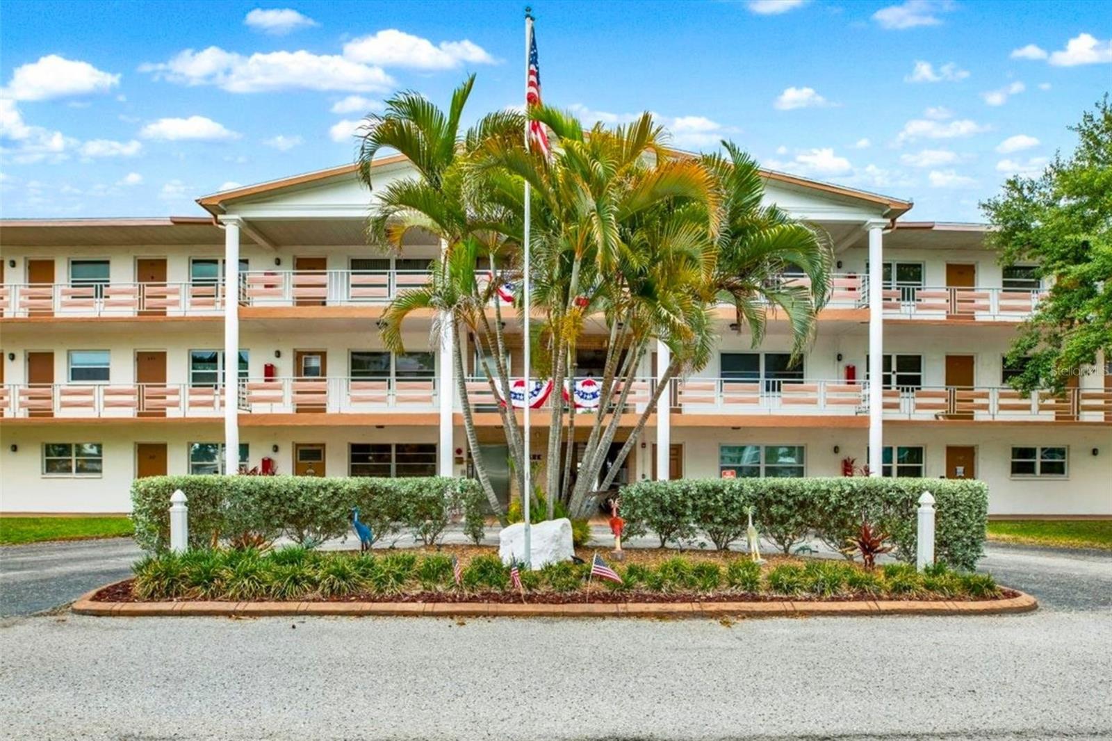 Welcome to this beautifully updated 1-bedroom, 1-bath condo in a well-maintained 55+ community! This move-in-ready home also features a spacious Florida room that can easily be used as an additional bedroom, home office, or den, plus one assigned covered parking space. The condo has all-new furniture, so if you are interested in purchasing the unit fully furnished, just let us know! The HOA fee is just $475 per month and includes gas, water, sewer, trash, cable TV, internet, insurance, grounds and pool maintenance, clubhouse access, building maintenance, taxes, elevator service, security, and property management. The condo has been completely refreshed with new flooring, a new kitchen, an updated bathroom, fresh paint, new appliances, and more. Just move in and enjoy! Conveniently located on the third floor, the unit offers beautiful lake views. The building features an elevator for easy access, and a token-operated laundry room is located just outside the condo. The community offers an impressive selection of amenities, including a clubhouse, heated pool, exercise room, billiards, recreation center, owners’ meeting room, shuffleboard, cornhole, horseshoes, card games, a Friendship Club, dancing, holiday dinners with entertainment, and a library. Centrally located with convenient access to Downtown Tampa, St. Petersburg, Clearwater, the beautiful Gulf beaches, shopping, dining, and public transportation. Make this beautifully updated condo your new home and enjoy comfortable, convenient, and affordable Florida living! No Rentals. Pets are subject to approval.