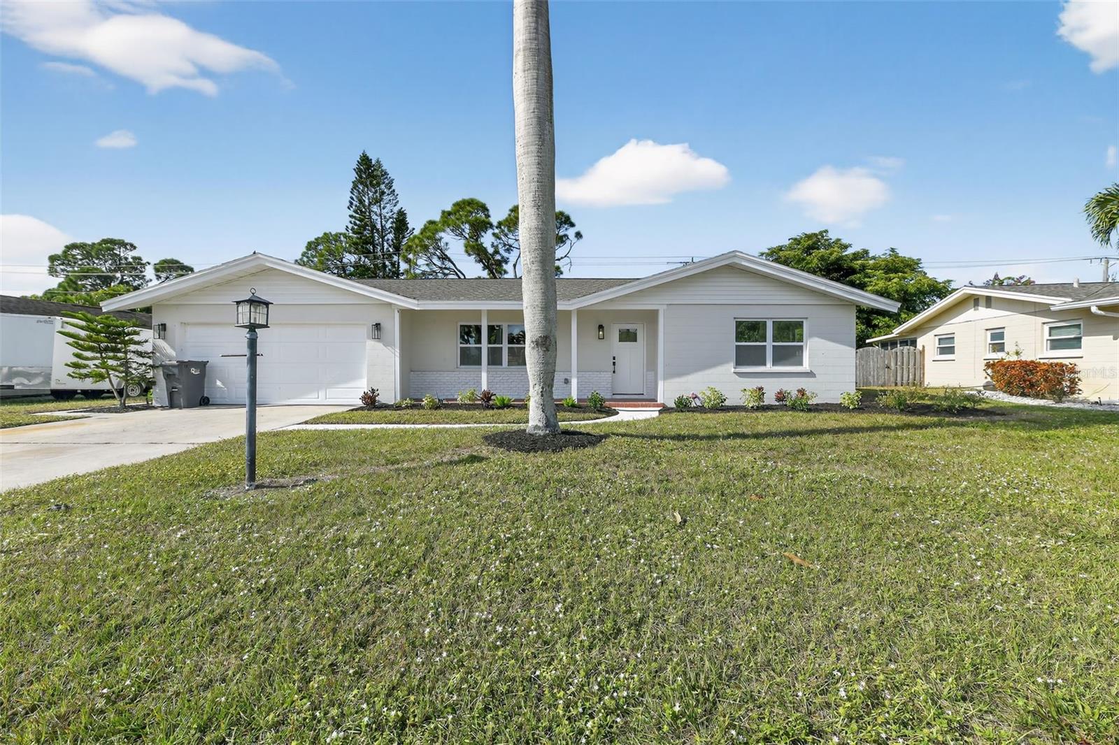 Fantastic opportunity in highly sought-after West Bradenton, just minutes to the pristine beaches of Anna Maria Island, Homes Beach and Longboat Key. This fully renovated 3BR/2BA property offers immediate move-in or rental readiness with major capital improvements already completed, Including a 2025 New Roof and New HVAC system, along with updated electrical and plumbing. Tons of opportunities to make this your forever vacation home or seasonal rental. 
Interior upgrades feature a modern open-concept layout with new luxury vinyl plank flooring, new quartz countertops, new custom shaker style cabinetry, and brand-new stainless-steel appliances— Fresh interior and exterior paint to complete the upgrades. 
Situated in a No-HOA community with room to add a pool, offering potential to increase value and rental income. Ideal as a primary residence, second home, or short/long-term investment property given proximity to top-rated schools, tons of shopping, dining, many beautiful parks, and world-class Gulf Coast beaches.