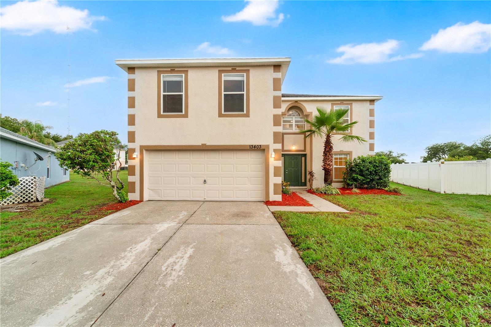 VR tour available. Seller offering $15,508 toward buyer closing costs, prepaid expenses, and/or interest rate buydown! 2022 ROOF, NEW WATER HEATER, AND FRESH INTERIOR AND EXTERIOR PAINT! New photos coming soon. Wonderful opportunity to own this spacious 4-bedroom, 2.5-bath home with a 2-car garage in the desirable Boyette Creek community. Offering over 2,800 square feet of living space, this home features a functional floor plan with formal living and dining rooms, a spacious family room, soaring volume ceilings, an upstairs loft, and an inside laundry room. The kitchen offers abundant cabinet and counter space, a center island with sink, and overlooks the main living area. Upstairs, the generous primary suite features dual vanities, a garden tub, separate shower, and a large walk-in closet. The oversized secondary bedrooms provide plenty of space for family, guests, or a home office. Step outside to enjoy peaceful pond views from the covered patio and backyard. Conveniently located near shopping, dining, parks, and schools, with easy access to Brandon, Westfield Brandon Mall, Downtown Tampa, MacDill Air Force Base, and major highways. Closing cost credit requires use of Seller's preferred lender.