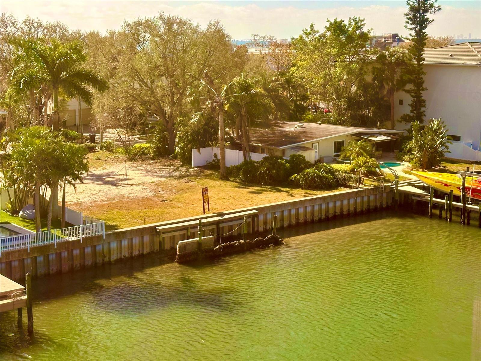Beach Park -  11,326 Sq Ft   (.26acre)  Waterfront Lot; 
92’ Water Frontage - New Seawall - 115’ deep
Located on a quiet street in the heart of Beach Park looking into open area of Tampa Bay Marina
Minutes from downtown, Tampa International Airport, top-rated restaurants & International Plaza & Westshore Mall
Top A-rated School Districts - Grady Elementary, Coleman Middle School & Plant High School 
Utilities: Water, Sewer, Trash: City of Tampa Electric: TECO
Folio Number: 114255-0000
Flood Zone: AE
SALE PRICE: $2,640,000.00