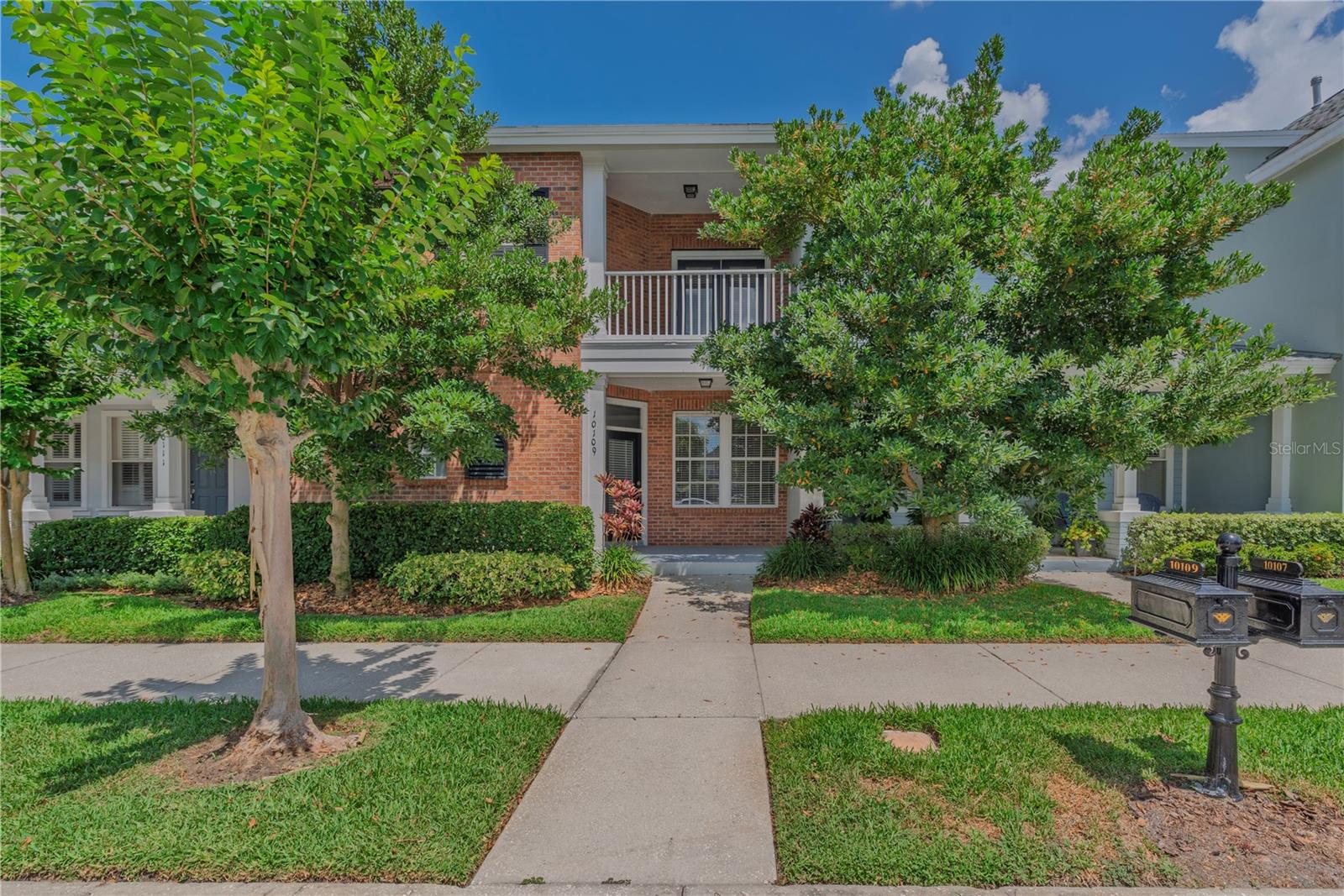 Welcome to sought-after West Park Village in Westchase, where timeless charm meets stylish modern updates in this beautifully refreshed 3-bedroom, 2.5-bath townhome offering 2,013 square feet of thoughtfully designed living space. Featuring a classic brick façade, covered front porch, and detached 2-car garage, this home combines curb appeal with an ideal floor plan in one of Tampa Bay’s most desirable master-planned communities. Situated across the street from a park-like setting; listen to the birds calling in the morning.

Step inside to discover formal living and dining spaces that create an elegant first impression, while the open-concept kitchen and family room provide the perfect setting for everyday living and entertaining. Kitchen updates shine with quartz countertops, upgraded cabinetry, a breakfast bar, pantry with closet system, and designer finishes that blend style and functionality. The stainless steel range is gas for those who enjoy cooking!

The spacious first-floor primary suite offers privacy and comfort with luxury vinyl flooring (2026), a large walk-in closet with a custom closet system, and a stunning fully renovated ensuite bath featuring dual vanities, a soaking tub, and separate walk-in shower — all updated in 2026.

Upstairs, you’ll find bedrooms two guest bedrooms, a full bathroom, laundry room with utility sink, and a versatile loft space ideal for a home office, media room, or play area. French doors lead from the loft to a covered balcony, creating an inviting indoor-outdoor retreat.

Enjoy Florida living year-round in the fenced backyard featuring new landscaping (2025), a covered lanai, and the private courtyard space between the home and two-car detached garage — perfect for entertaining, grilling, pets, or relaxing outdoors.

Additional highlights include: Luxury vinyl flooring installed in 2026, covered front porch, detached 2-car garage, ample storage throughout, move-in ready.

Located in the heart of Westchase, residents enjoy access to outstanding Westchase CDD amenities including two community pools, tennis courts, pickleball courts, playgrounds, basketball courts, picnic pavilions, parks, sports fields, trails, and beautifully maintained green spaces. This prime location places you near top-rated schools, Westchase Golf Club, shopping, dining, Downtown Tampa, and the award-winning Gulf beaches of Pinellas County.

This is the perfect opportunity to enjoy low-maintenance living with space, style, and an unbeatable location in one of Tampa Bay’s premier communities.