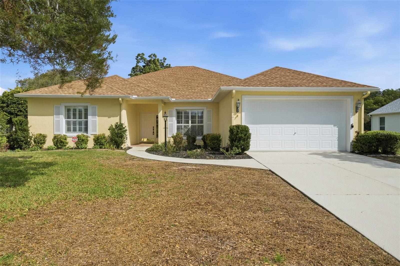 Sitting pretty on the 12th fairway of Twisted Oaks Golf Course, in a cul-de-sac, is this roomy 2003 built, 3 bedroom, 2.5 bath, 2 car garage pool home. What's so special? Its 2022 roof, its 2023 HVAC, the 2-sided fireplace with the great room, the formal dining room and a glass enclosed lanai for year-round comfort and an all-house generator. You don't golf? Then simply enjoy all the elbow room afforded you beyond the pool.