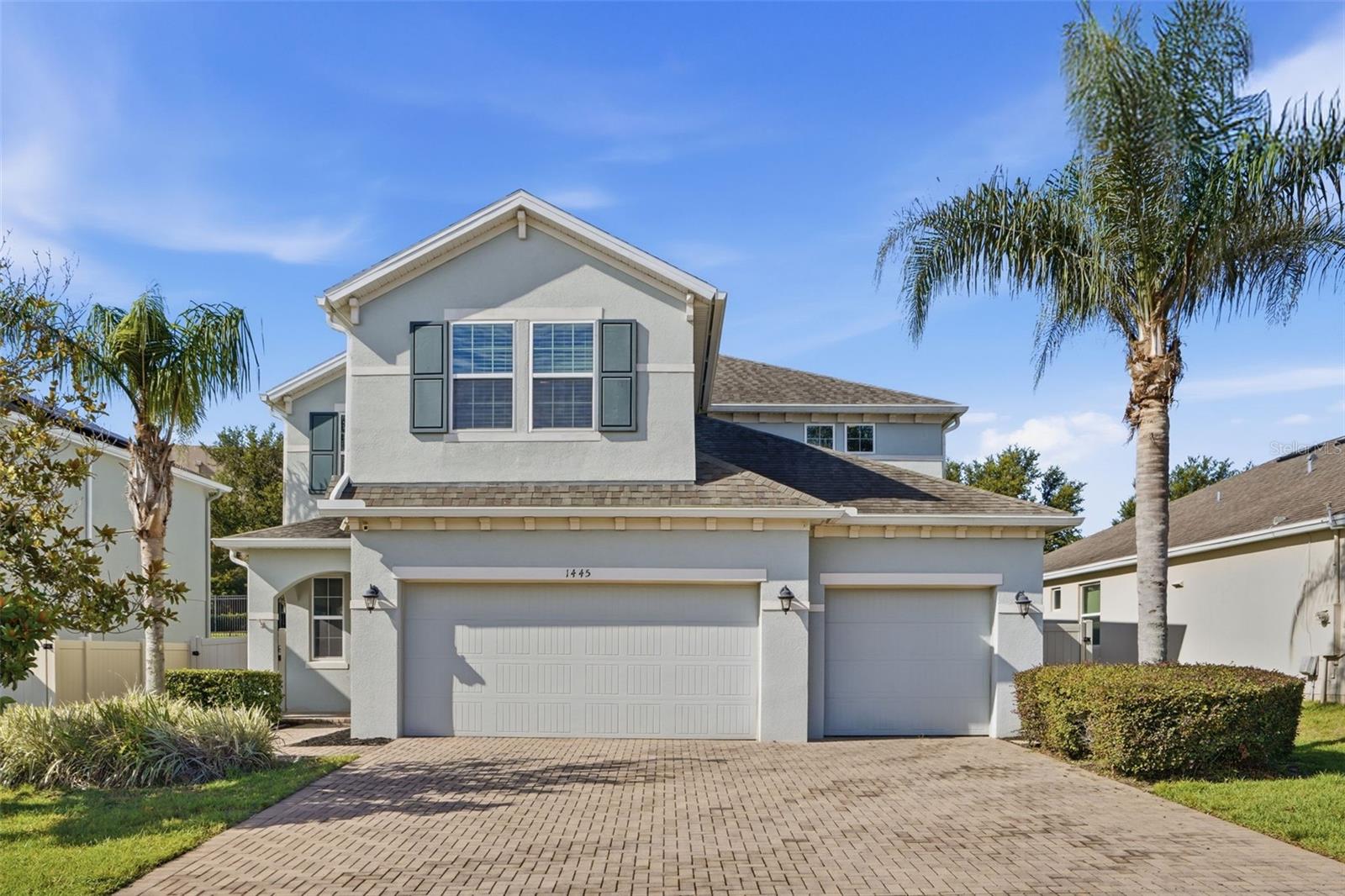 Virtually Staged. Welcome to Harvest Landing, a desirable GATED COMMUNITY in the heart of Clermont! 


This spacious 4-bedroom, 3-bathroom pool home offers nearly 2,900 square feet of thoughtfully designed living space. The open-concept floor plan features a large kitchen complete with granite countertops, a center island, walk-in pantry, and abundant cabinet space, making it ideal for both everyday living and entertaining. The flexible layout includes a first-floor bedroom and full bath, while upstairs you'll find a generous primary suite, additional bedrooms, and a large loft. High ceilings, crown molding, and plenty of natural light add to the home's inviting feel. 


Step outside to your own private backyard retreat featuring a SALT WATER POOL with multiple water features and patio, perfect for enjoying Florida living year-round. Conveniently located near shopping, dining, schools, and major roadways, this home combines comfort, space, and an exceptional community setting.