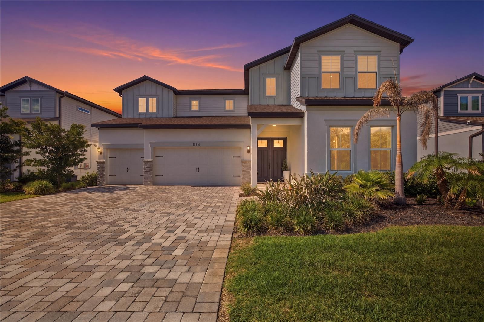 1 year buy down with use of preferred lender. Welcome to this brand-new custom-built 5-bedroom residence located within an exclusive gated community. Thoughtfully designed with modern style and everyday comfort in mind, this home offers spacious open living areas, elevated finishes, and a functional layout ideal for both entertaining and daily living. The expansive 3-car garage provides plenty of room for vehicles, storage, or hobbies. Energy-conscious upgrades include solar and a Tesla EV supercharger for added convenience and efficiency. Combining luxury, space, and smart home features, this exceptional property delivers the best of contemporary living.
