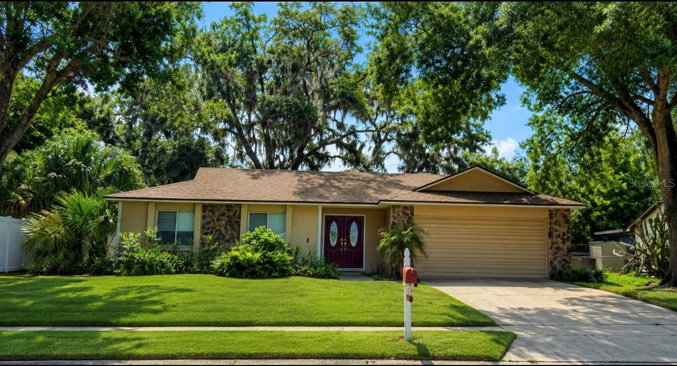 One or more photo(s) have been virtually staged. Located in a highly sought after Seminole County A rated school zone! Don't miss this fantastic opportunity to own a well-maintained 3 bedroom 2 bath block home in one of the most desirable locations. Situated on a large lot with plenty of room for outdoor living, no rear neighbors for added privacy, gardening or future expansion.  This property offers endless potential.  Featuring a newer roof, this home offers added value and peace of mind for its next owner. Conveniently located near shopping, dining, parks and major roadways, you'll enjoy both comfort and convenience.