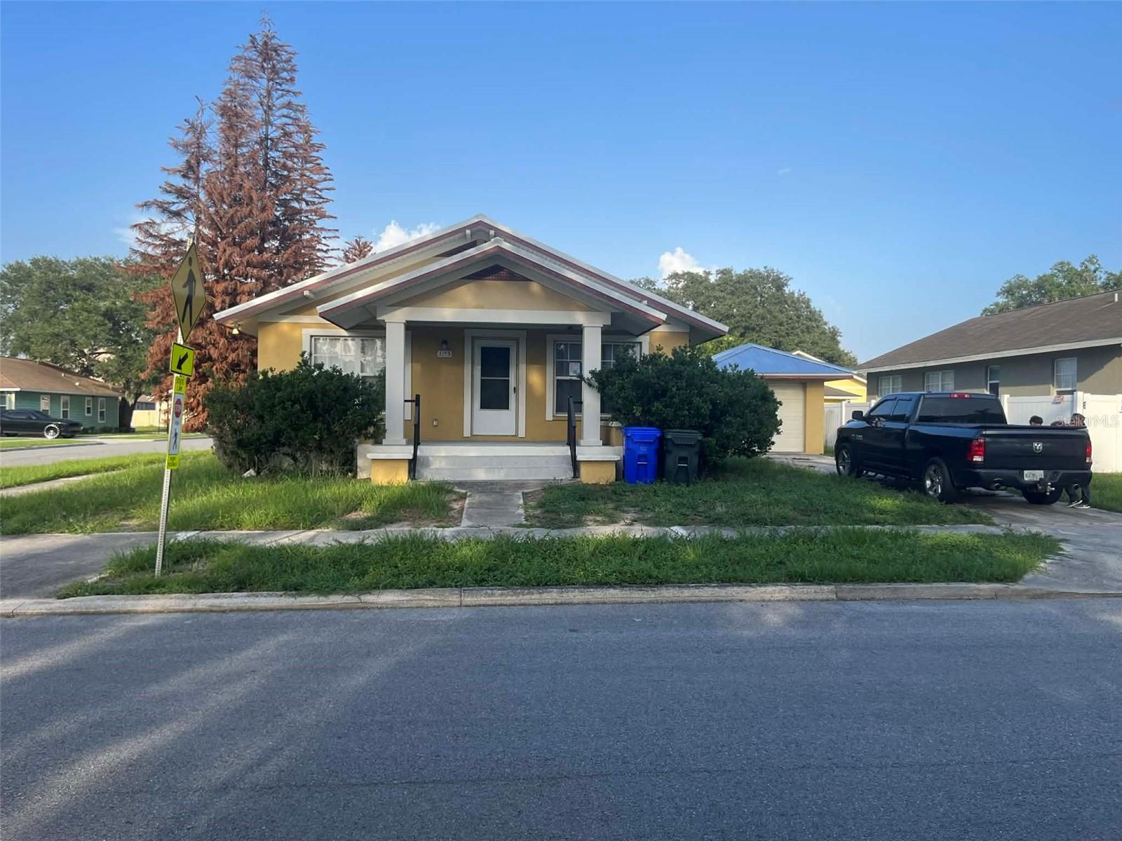 This charming bungalow home has undergone a loving renovation, featuring three bedrooms and two bathrooms. It boasts a new roof, a new air conditioning system, and ceramic tile floors throughout. The home also includes a detached one-car garage with ample space for your vehicle and storage. Conveniently located near public transportation, area hospitals, attractions, restaurants, and shopping centers, this home offers a perfect blend of comfort and convenience.
