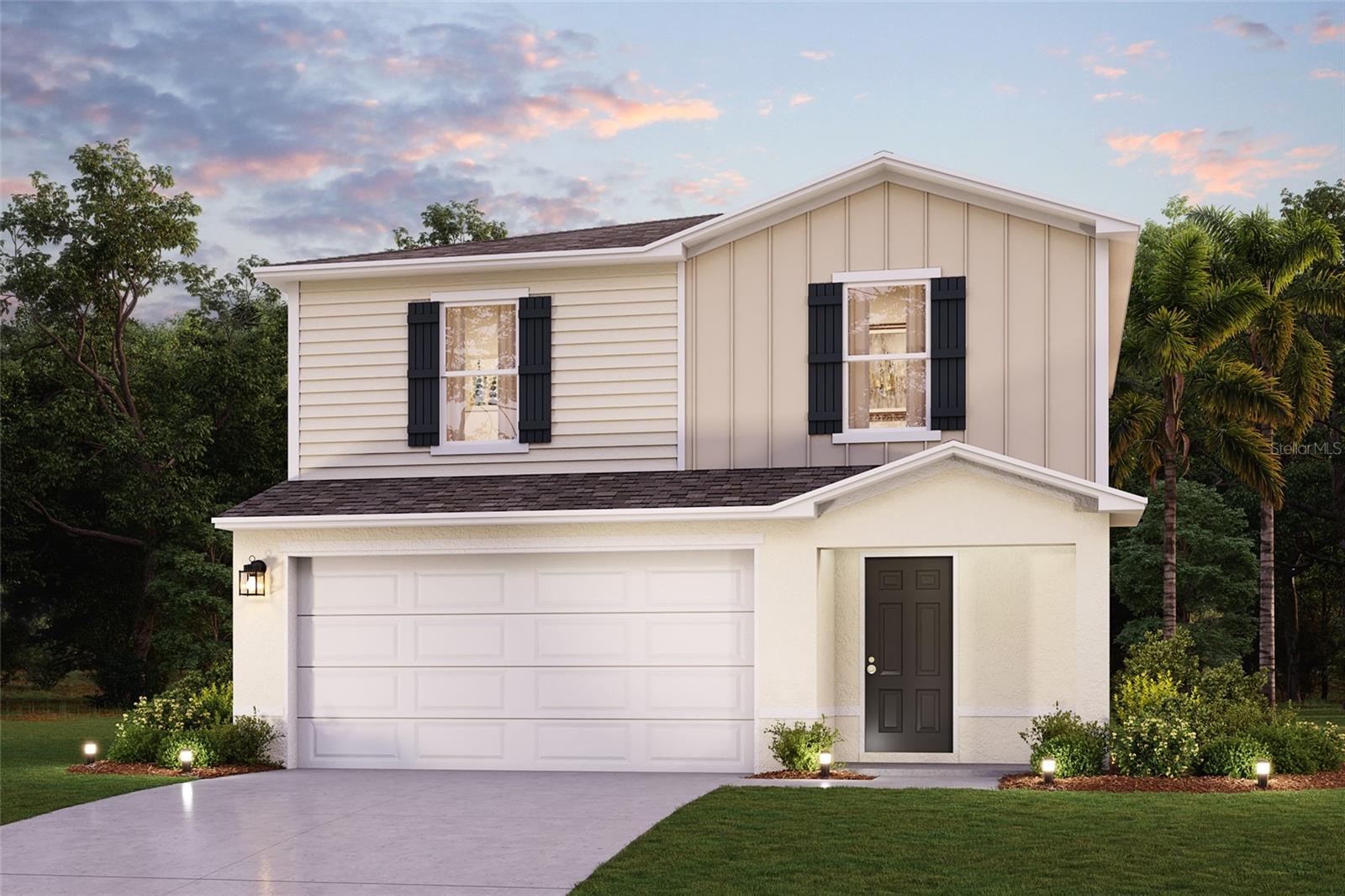 Under Construction. Welcome to your dream home in the Eagle Hammock! This stunning Lynford plan offers a spacious 2-story layout featuring three bedrooms, ideal for modern living. The open floor plan features a generous great room connecting to the dining area. The kitchen is a chef’s delight, boasting beautiful cabinetry, sleek quartz countertops, and stainless steel appliances, including a range, microwave, and dishwasher. The main primary suite is equipped with a private bath featuring dual vanity sinks and a walk-in closet. You'll find two additional well-sized bedrooms and a versatile loft, providing plenty of space for family and guests. Additional highlights include a 2-car garage and ample storage throughout. Conveniently located near Winter Haven and Lakeland—approximately less than an hour from Orlando and Tampa—Eagle Hammock offers easy access to restaurants, shopping, and entertainment. You’ll also have amazing community amenities (Clubhouse, Resort-Style Pool, Playground and Walking Trails) and be within walking distance of the local elementary and high schools.