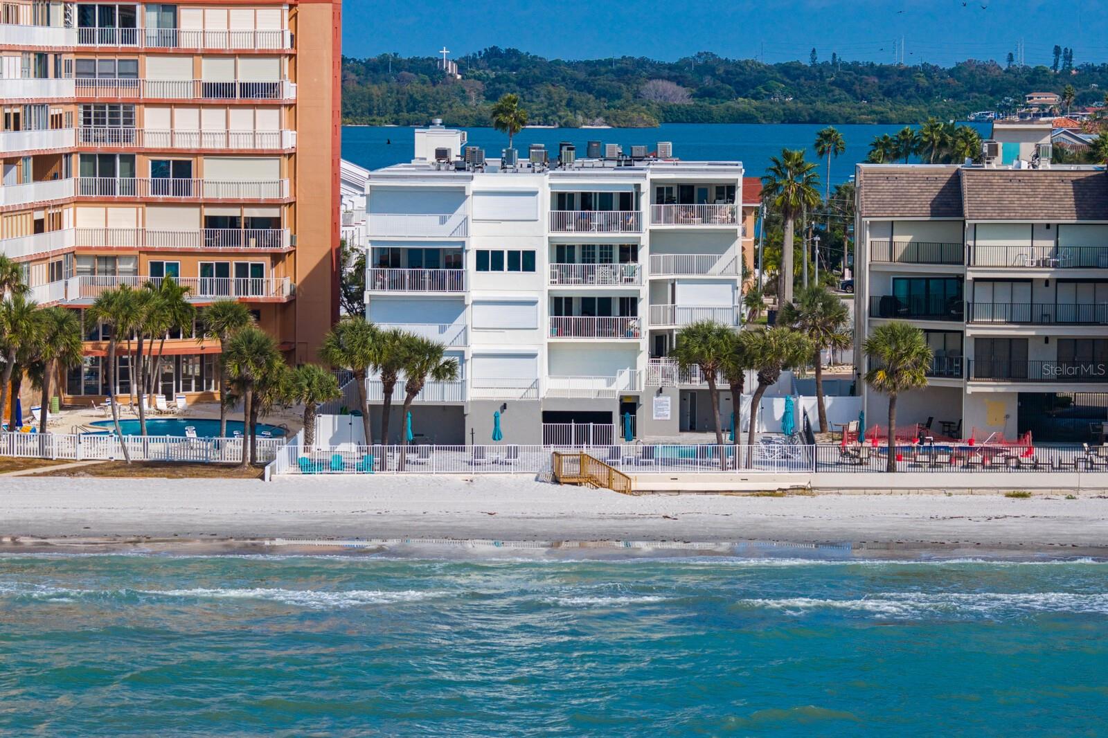 Residence 3B at Mariner’s Light is a rare Gulf-front offering in an exceptionally intimate 12-residence boutique building on Redington Beach. Fully turn-key and professionally styled, this beachside retreat delivers sweeping Gulf views and effortless coastal living in a quiet, residential setting. Recent capital improvements include a 2024 roof and a completed Milestone Inspection, offering valuable confidence and peace of mind. Enjoy mornings with dolphins offshore, afternoons along the shoreline or beside the saltwater pool, and unforgettable sunsets from home. Ideally positioned between Clearwater and St. Pete Beach with easy access to fine dining, marinas, golf, arts, boutique shopping, and international travel. A perfect seasonal residence, coastal sanctuary, or lifestyle investment.