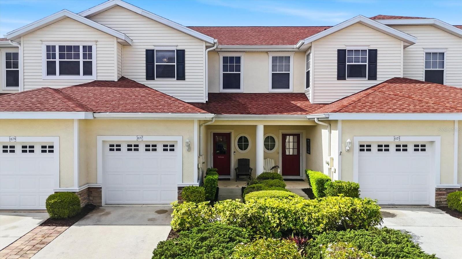 This exceptional townhome combines thoughtful updates, stylish finishes, and a peaceful natural setting within the highly desirable Lakeside Plantation community. This well-maintained 3-bedroom, 2.5-bath residence with a 1-car garage offers a bright, open layout designed for both everyday comfort and easy entertaining. The main living area flows seamlessly, highlighted by a spacious living room featuring a custom shiplap accent wall that adds warmth and character. The kitchen is both functional and visually appealing, complete with solid wood cabinets, a striking tile backsplash, graphite stainless steel appliances, a pantry, and an expansive breakfast bar ideal for casual dining or gathering with guests. A convenient half bath is located on the first floor, along with additional storage tucked neatly beneath the stairs. Step outside to the screened lanai and take in the serene preserve view with a private, wooded backdrop that offers both tranquility and the assurance that it will not be developed. It’s the perfect space to enjoy morning coffee or unwind in the evening with a peaceful, natural setting. Upstairs, the home continues to impress with a desirable split-bedroom layout that provides privacy for both owners and guests. All bedrooms feature laminate flooring for a clean, cohesive look and easy maintenance. The spacious primary suite features a tray ceiling with crown molding, a large walk-in closet, and an updated en-suite bath with a newly tiled shower and granite countertop. A full-size washer and dryer closet is conveniently located on the second floor, making daily living even more efficient. Additional highlights include updated light fixtures throughout, a new roof installed in 2021, and the added benefit of not being located in a flood zone - an important consideration for both peace of mind and potential insurance savings. This home also offers a rare and valuable financing opportunity with an assumable FHA mortgage at approximately 4% interest rate available for qualified buyers, potentially providing significant monthly savings compared to current market rates. Residents of Lakeside Plantation enjoy a low-maintenance lifestyle with HOA fees of just $175 per month, while the CDD fee is included in the annual property tax bill. The community is known for its impressive amenity package, including an Olympic-sized swimming pool, hot tub, fitness center, tennis and pickleball courts, basketball, clubhouse with Wi-Fi, playground, library, and a full calendar of social activities. Conveniently located near I-75, shopping, dining, golf courses, and the Gulf Coast’s renowned beaches, this property offers both accessibility and lifestyle appeal. Whether you’re searching for a full-time residence, seasonal getaway, or investment opportunity, this move-in ready townhome presents a compelling option with strong value, modern updates, and a setting that’s hard to match.
