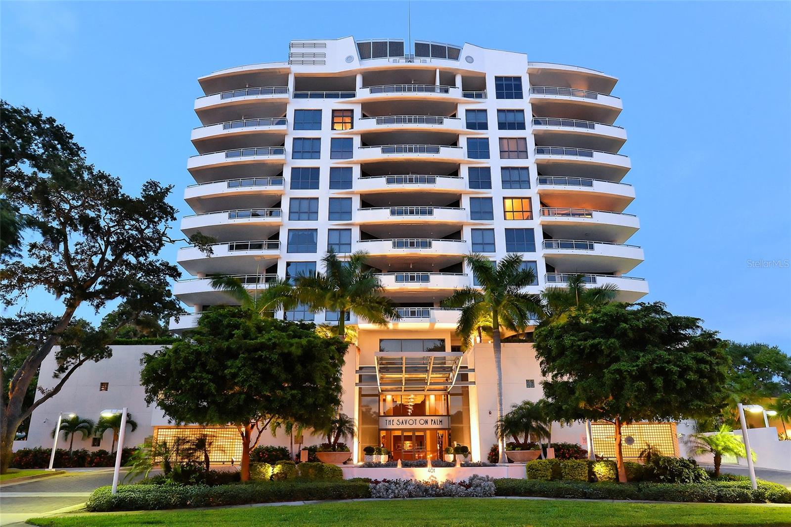 The Savoy is among the most sophisticated buildings in all of downtown Sarasota. Located on the idyllic tree-lined Palm Avenue, this building is highly sought after for its beauty, security, and luxury lifestyle. The walkability to Main Street. whilst being tucked away on a quiet tree-lined street, is rarely attainable. This residence is one of only 24 units in this beautiful location offering an exceptional standard of living. This 8th floor corner residence spans three ensuite bedrooms with spectacular unobstructed water and city views and detailed features to complement luxury living. From the private elevator access and large entry foyer, double doors open to a generous floorplan of more than 3,170 square feet with floor to ceiling windows that meet tall cove ceilings and crown molding for remarkably elegant style. Full height sliding doors offer seamless access to the 3 deep private terraces to accommodate additional seating and entertaining space. Through a massive window and doors that open to the primary terrace, the chef's kitchen and breakfast nook with adjacent counter seating look directly out to Sarasota Bay. The kitchen is laid out perfectly to showcase the views and maximize prep and entertaining space. The owner’s suite is a light-filled oasis that enjoys direct access to the main terrace and picture-perfect views of Sarasota Bay. In addition to the dual walk-in closets, the adjoining bath is spacious with dual vanities, a soaker tub and large walk-in shower. The two additional ensuite bedrooms, located on the opposite side of the residence to ensure privacy and comfort for owners and guests, enjoy direct access to a shared terrace with magnificent sunrise views overlooking historic Burns Court. A wonderful bonus den/TV room can serve as additional office space if desired. The powder room and utility room with washer/dryer/sink and storage space add value and convenience to this amazing home in the sky. Enjoy views of Sarasota Bay and Downtown Sarasota from the two covered terraces. This residence has a separate enclosed 2 car garage and large storage unit. The Savoy offers remarkable amenities that include concierge services, guest suite, secure garage parking and storage, a fabulous rooftop terrace, pool with lushly landscaped lounge area with grills, library, rooftop seating, community room and entertaining area with catering kitchen. A testament to the solidity of the building is that the manager has been on site almost since the building has been occupied. It is an exclusive retreat in the heart of Downtown Sarasota, with immediate access to the waterfront and Sarasota Bay, Selby Gardens, and the city's cosmopolitan shops and restaurants. The Seller will entertain the possibility of a Lease-Purchase.