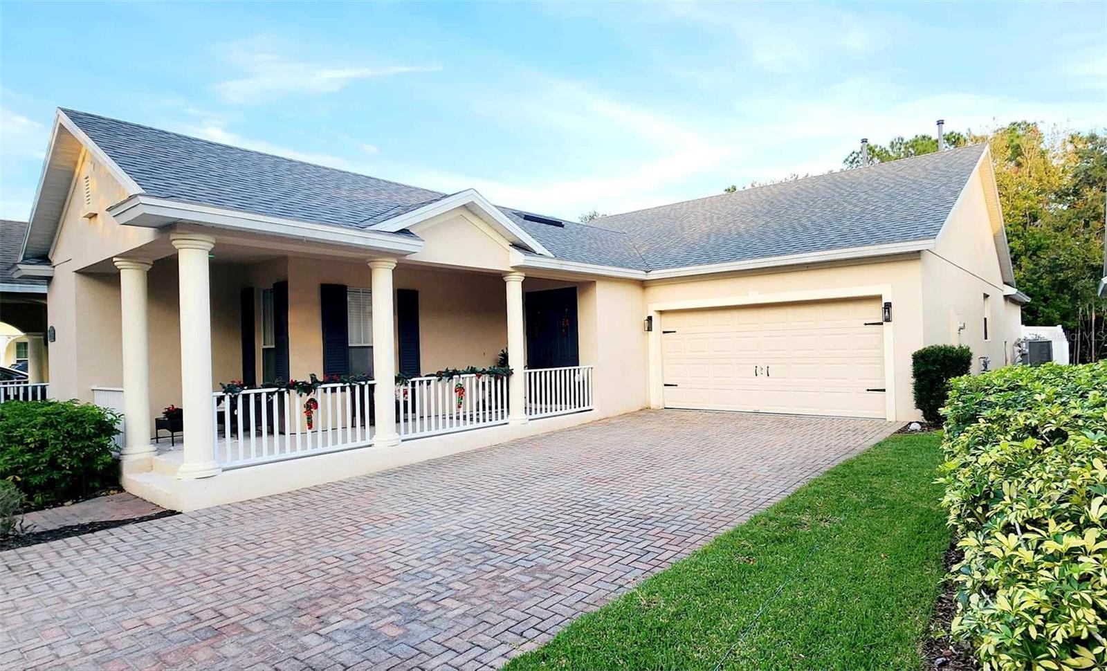 TAKING BACKUP OFFERS: Located in the sought after INDEPENDENCE community, which offers highly desired schools, (A Rated Elementary just 2 blocks away) monthly/seasonal events to keep the family entertained, 2 fitness centers, 2 pools, clubhouse, free arcade, boat ramp for Lake Hancock Access, basketball courts, tennis courts, 2 dog parks, multiple playgrounds, biking/running trails, Cable/Internet Included, and so much more! All of that before you even get to your soon to be 3 BEDROOM, 2 BATH home, which has been elegantly UPGRADED. Upon entering you are welcomed by a foyer and wide hall which leads to the OPEN LAYOUT. Luxury WOOD-PLANK FLOORDING and 5" baseboards have been installed (2022) with a FRESH COAT of the versatile SW Madison White Paint throughout. The stylish kitchen features bar seating, GRANTITE countertops, SW Tricorn Black 42" Cabinets, LUCITE/GOLD pulls, WALK-IN PANTRY, and a BRAND NEW (2023) sleek APPLIANCE SET (Dishwasher, Microwave, Refrigerator, and Range with Built in Air-Fryer). The sellers have paid attention to detail and have installed all new Ceiling Fans, Lighting Fixtures, Hardware, Curtain Rods, and Door Handles to complete the look. CORD FREE BLINDS and privacy shades in the bathrooms. Speaking of Bathrooms, enjoy a large garden soaker tub and separate shower in the PRIMARY ENSUITE and DOUBLE VANITY SINKS in BOTH bathrooms. The second bath is connected to the front bedroom along with it's own WALK-IN CLOSET. One extra feature is the finished FLORIDA ROOM which overlooks the conservation space in the rear of the LARGE FENCED (2022) YARD. With the added square footage this home really has over 2,200 sqft of usable living space, but don't worry, a recently upgraded 5 TON Carrier HVAC system has been installed (2022) to cool/heat it all efficiently and a newer ROOF (2021) helps too. Sellers MUST SELL on or before 12/29 so seller will entertain all offers. Start the new year in a new home!