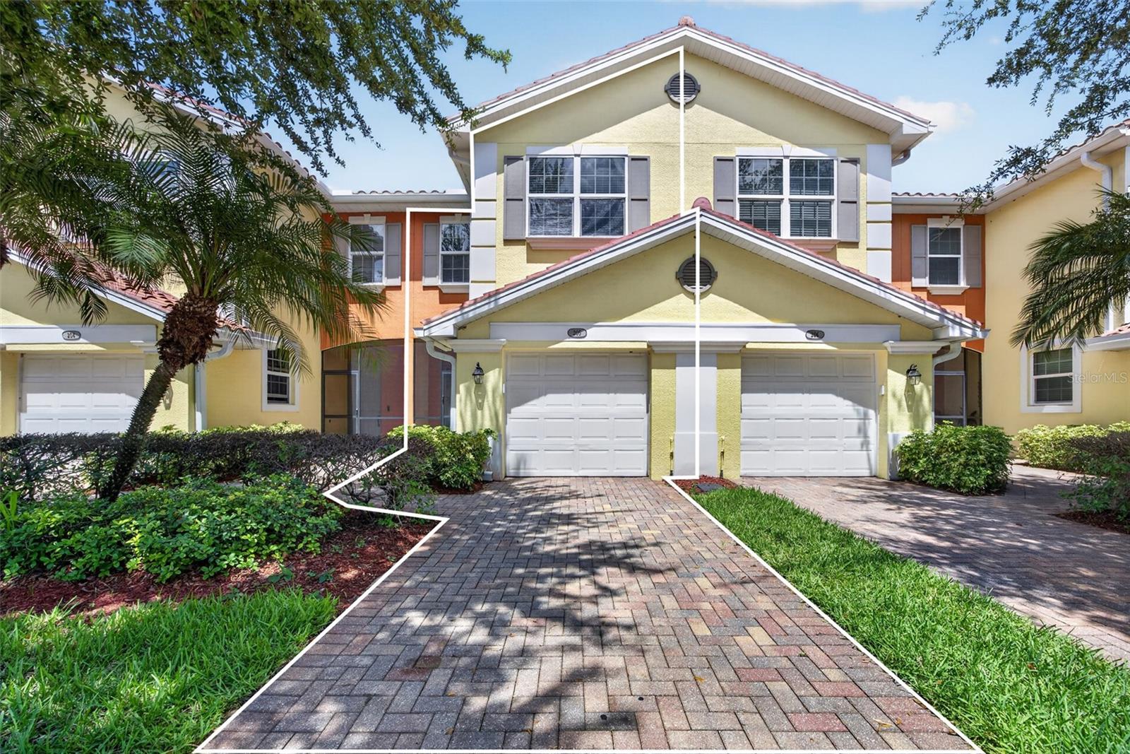 Great central location in Fort Myers at the Matera! For ultimate peace of mind, this property features new roof, hot water heater, A/C, plumbing and appliances. Step into a lifestyle of ease in this charming 3 bedroom, 2.5 bath, 1 car-garage, two-story townhome, where the mature landscaping and paver driveway create a sense of home. Screened front entry leads you into the interior featuring high ceilings and neutral color palette that makes the space feel bright and airy. The heart of the home is an open-concept living and dining area designed for seamless transitions perfect for entertaining. Functional kitchen offers ample cabinetry and countertop space, black appliances, closet pantry and window over sink with views of the greenery outback. Retreat upstairs to the spacious primary suite, featuring two closets and an ensuite bath with dual sinks, walk-in shower and water closet for privacy. Two additional bedrooms provide versatility for guests or a dedicated home office. Living here means enjoying the perks of a pet-friendly community with low HOA fees and a heated pool. The location is hard to beat, being nestled on a quiet street yet you’re just minutes from downtown Ft. Myers River District, the historic charm of McGregor Blvd, and the Midpoint Bridge for a quick drive over to Cape Coral. Shopping, dining, schools, and hospitals are all within easy reach, this home perfectly balances comfort and convenience. Don’t miss this opportunity! Schedule your private showing today!