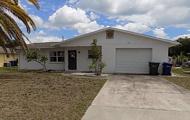 2-bedroom, 2-bath block home with a 1-car garage offering 1,325 square feet of living space in the desirable Englewood Heights neighborhood. This home features a formal living and dining area, a versatile bonus room, and an open floor plan with plenty of potential. Ready for your personal touch, it's the perfect opportunity to restore its sparkle and create the home you've envisioned. The location is hard to beat—just minutes from beautiful Gulf beaches, shopping, dining, golf courses, parks, and all that Englewood has to offer.
