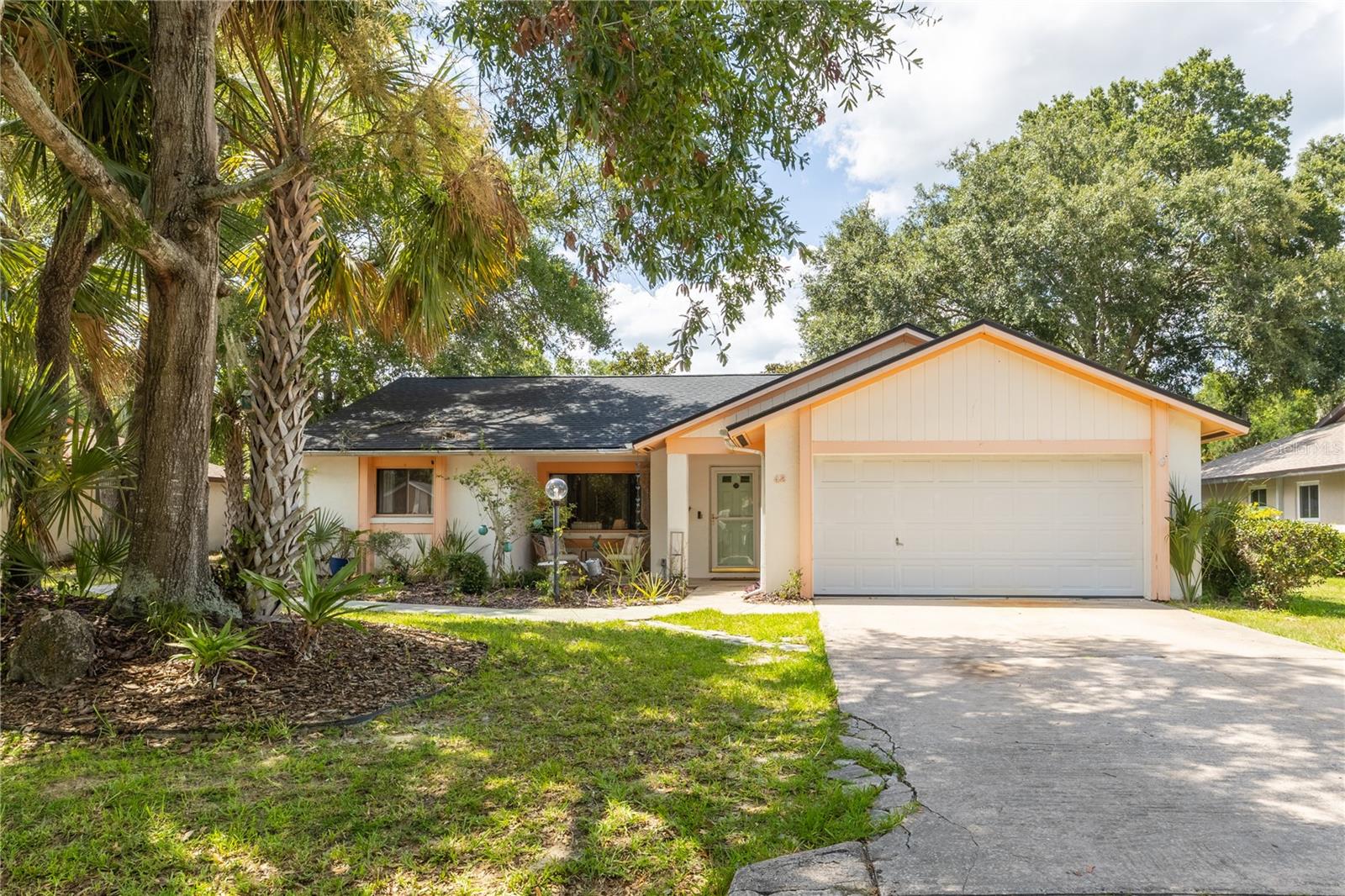 TRANQUIL, ONE-OF-A-KIND POOL HOME! This inviting 4-bedroom, 3-bath home offers a charming layout designed for comfortable living and entertaining. A welcoming living room flows seamlessly into the spacious family room, creating the perfect gathering space for family and friends. The versatile fourth bedroom features its own private entrance from both the screened pool area and the exterior, making it ideal for guests, an in-law suite, home office, or private retreat. The desirable split-bedroom floor plan provides added privacy, while the generous primary suite features two closets, an ensuite bathroom with granite countertops, extended double vanities, and a walk-in shower. Sliding glass doors open to your own backyard oasis, complete with a screened-in pool and an expansive covered patio—perfect for year-round Florida outdoor living. The home also features a cozy eat-in kitchenette, an inside laundry room, and a two-car garage. With no HOA, this home is conveniently located near shopping, dining, I-95, the popular European Village, and the Intracoastal Waterway. You'll also enjoy easy access to Daytona Beach, St. Augustine, Jacksonville, and Orlando, making commuting, day trips, and weekend adventures a breeze. Don't miss this exceptional opportunity—schedule your private showing today and discover everything 42 Blairsville Drive has to offer! All information recorded in the MLS is intended to be accurate, but cannot be guaranteed. Square footage is taken from the property appraiser's office.