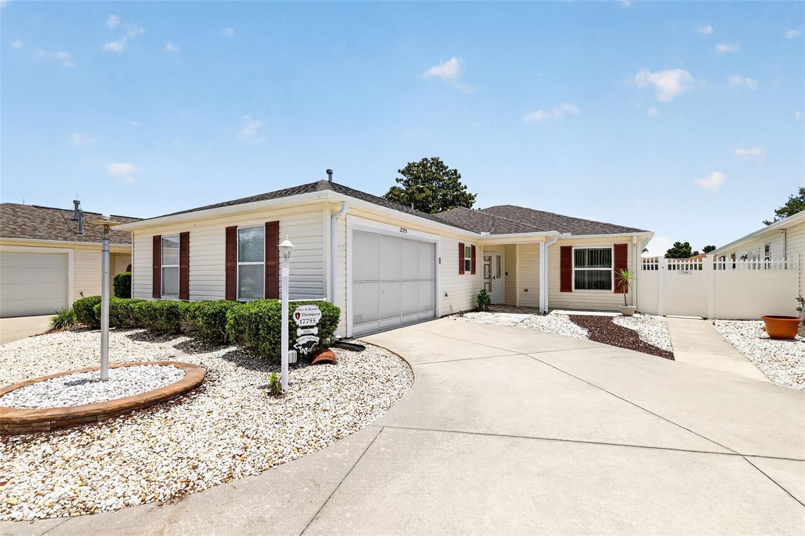 BOND PAID!! NO CARPET in This 3BR, 2BA ANNA MARIA COURTYARD VILLA, (a rare find) is located in CHADWICK VILLAS just MINUTES TO NANCY LOPEZ COUNTRY CLUB, SHOPPING, DINING, MULBERRY RECREATION CENTER and MEDICAL FACILITIES, including the VA Medical Facility. ROOF 2020, AC 2014, (AC Control Panel Replaced 5/2026), Water Heater 2023.  New Windows 5/2026.  Uniquely designed with Slider leading from Kitchen instead of Living Area giving EXTRA WALL space and more room to stage your furniture in the living room.  Enclosed Courtyard Area is great for PRIVACY.  Enjoy your morning coffee, or a relaxing evening sitting in your SCREEN ENCLOSED LANAI.  Call for your showing today!!