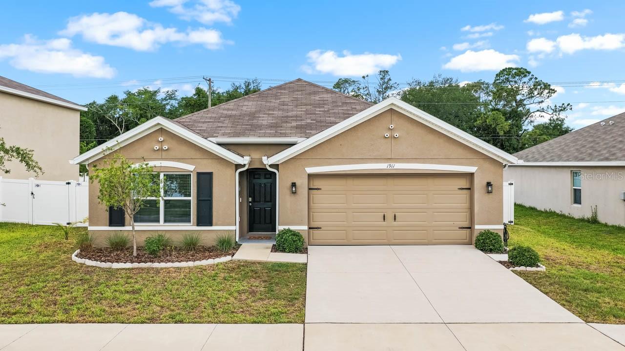 Nestled in the heart of Ruskin and the blossoming Brookside neighborhood, this beautiful 4-bedroom, 2-bath, 2 car garage home on a Cul de Sac with no through traffic offers the perfect blend of modern design and natural beauty. Built in 2024, it feels brand new with 1,846 Sq ft of thoughtfully designed space that combines comfort, style, and functionality. As you enter, you’re greeted by a light-filled layout featuring an open floor plan. The spacious kitchen flows seamlessly into a welcoming dining and  great room areas, making it perfect for both everyday living and entertaining guests. The kitchen has granite counters, stainless steel appliances, and large walk-in pantry for added storage. There is a 3-way split bedroom plan in this home with the 3 secondary bedrooms located at the front of the home and the Primary suite located on the back. The primary ensuite has dual sinks, a large shower, water closet and a  walk-in closet plus another built in closet. Step outside into your fully fenced backyard or relax in the comfort of your screened lanai. Residents will also enjoy great amenities that include a community pool, clubhouse, half basketball court, tot lot, and dog park. Brookside is located near shopping, restaurants, plus a quick access to I-75; you'll be just minutes away from Tampa, Orlando, shore beaches and tourist attractions. Don’t miss out on making this home your own—schedule your showing today!