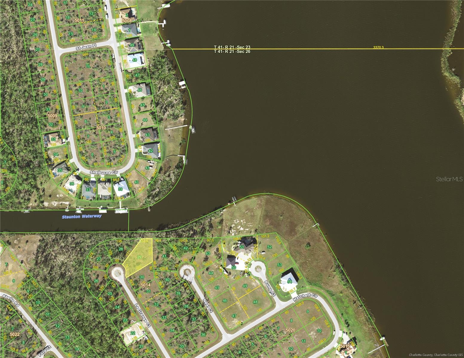 Discover an exceptional opportunity to build in the highly desirable Waterview Preserve of South Gulf Cove. This vacant lot is one of the largest single parcels in Section 94, offering over 18,600 square feet (.43 acres) of prime waterfront property. Located in Charlotte County, the lot allows up to 40% lot coverage, making it ideal for a luxury residence of approximately 7,400 square feet—plus room for an additional garage. The property is served by city water and sewer and is situated in an upland greenbelt area per the National Wetlands Map. Enjoy stunning views of the Interceptor Lagoon with true sailboat water access and no bridges, providing direct access to open water. A rare combination of size, flexibility, utilities, and premier waterfront setting—perfect for creating a custom estate home.