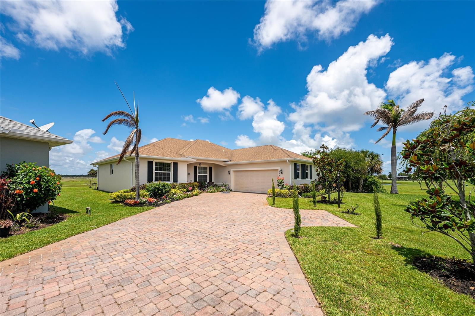 Welcome to this beautifully maintained home in the sought-after gated community of Collier Club, located alongside the Sebastian Municipal Golf Course. Lovingly cared for by its original owner, this customized 3-bedroom, 2.5-bath residence offers refined comfort and exceptional attention to detail.
Situated on a unique oversized lot, the home features a spacious split floor plan with elegant tile and laminate flooring throughout. The stunning kitchen includes stainless steel appliances, a cozy dinette area, and convenient counter seating—perfect for everyday living and entertaining.
The expansive driveway accommodates up to six vehicles, in addition to the attached two-car garage. A standout feature is the enclosed, climate-controlled Florida room that overlooks the beautiful golf course, providing the perfect space to relax year-round.
Residents enjoy a well-maintained community with low HOA fees and outstanding amenities, including an elegant clubhouse for social gatherings, card games, bridge, or billiards, a state-of-the-art fitness center, and a beautifully maintained swimming pool.
Ideally located adjacent to the Sebastian Pickleball Complex and just 10 minutes from Orlando Health Sebastian River Hospital, this home offers the perfect balance of peaceful natural surroundings, coastal living, and vibrant community amenities.
Schedule your private showing today and discover this gem.