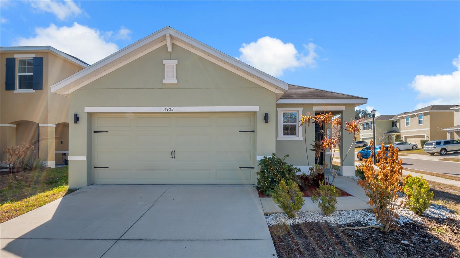 One or more photo(s) has been virtually staged. **PRICE TO SELL NO CDD, NO Flood zone, and GREAT SCHOOLS
Welcome home to this beautiful, like-new 3-bedroom, 2-bath, and 2-car garage space in the Taho Woods community. Built in 2019 and situated on a desirable corner lot, this move-in-ready home with an open, bright layout is perfect for making memories. All appliances are included, freshly painted.  This home offers comfort, convenience, and modern living in the heart of Valrico with easy access to everything and great schools. Qualified buyers may be eligible for down payment and closing cost assistance programs offered through Hillsborough County. ($30,000 Hillsborought assistance currently available) Multiple mortgage options may be available, including FHA, conventional, and first-time homebuyer programs, and extra assistance offered by some lenders.
    **All measures are estimates; the buyer is responsible for verifying accuracy.