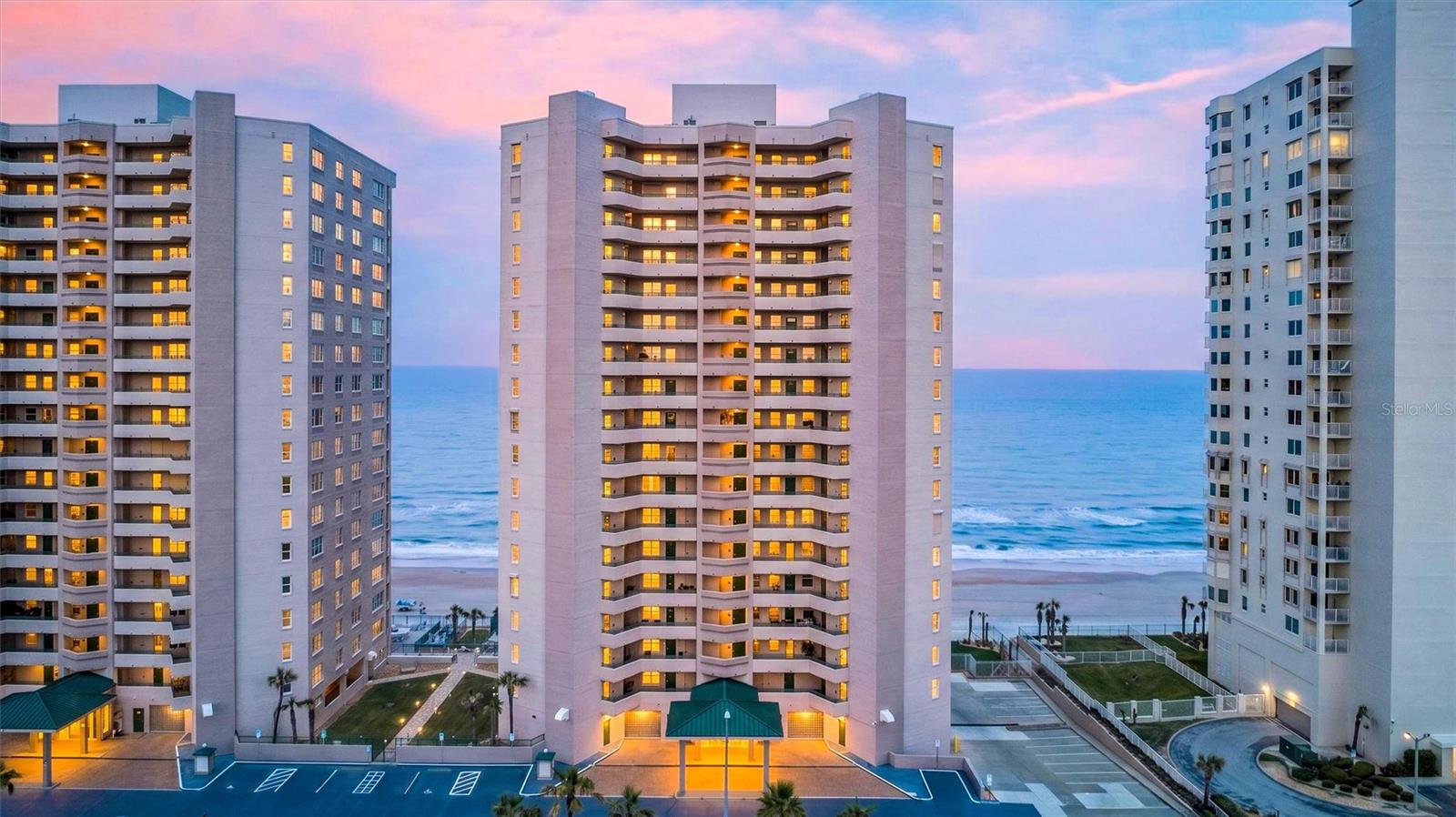 THE PINNACLE OF COASTAL CONDOMINIUM LIVING. A RARE OPPORTUNITY EXISTS TO OWN A COMPLETELY UPDATED MASTERPIECE CONDO WITH 3 ENSUITE BEDROOMS PLUS A SUNSET FAMILY ROOM, PERFECTLY LOCATED ON THE 14TH FLOOR. THIS CONDOMINIUM HOME IS DIRECT OCEANFRONT AND OFFERS JUST UNDER 2300 SQ FT OF LIVING SPACE WITH SPECTACULAR ATLANTIC OCEAN & INTRACOASTAL WATERWAY VIEWS, FOUR EXPOSURES, SUNRISE & SUNSET AND NORTH & SOUTH COASTLINE VIEWS. THIS WHITE GLOVE CONDOMINIUM ESTATE OFFERS A HOST OF LUXURY UPGRADES- INCLUDING NATURAL SAND COLOR CABINETRY AND GRANITE COUNTERTOPS IN THE OPEN KITCHEN. QUALITY LUXURY PLANK FLOORING AND 2 OCEANFRONT BEDROOMS FLANK THE GREAT ROOM. DESIGNER LIGHTING ACCENTS THIS EXCEPTIONAL HOME. ADDITIONAL FEATURES INCLUDE AN ENSUITE GUEST BEDROOM SUITE THAT OPENS TO THE RIVERFRONT DEN AND AN AIR CONDITIONED STORAGE CLOSET. 2 YEARS NEW AIR CONDITIONER AND HURRICANE SHUTTERS PROTECT THIS GEM WITH JETLINER VIEWS! THE COMMUNITY OFFERS 2 OCEANFRONT POOLS, FITNESS CENTER + BEACH ACCESS!